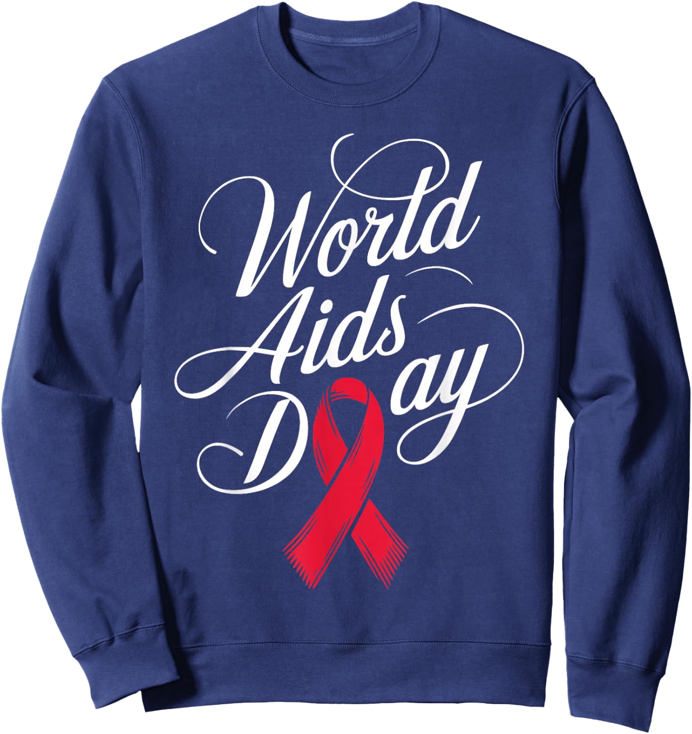 Aids Hiv Sweatshirt - Sweatshirt | Navy