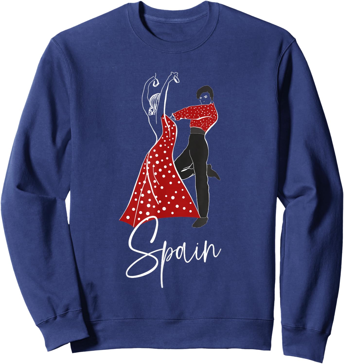 Spain Flamenco Sweatshirt - Sweatshirt | Navy