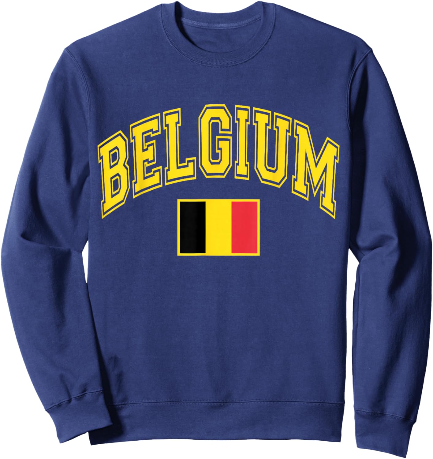 Belgium Flag Sweatshirt - Sweatshirt | Navy
