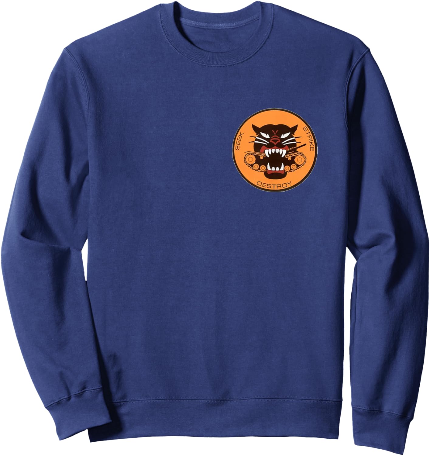 WW2 Tank Destroyer Division Panther Patch Army Military Gift Sweatshirt - Sweatshirt | Navy
