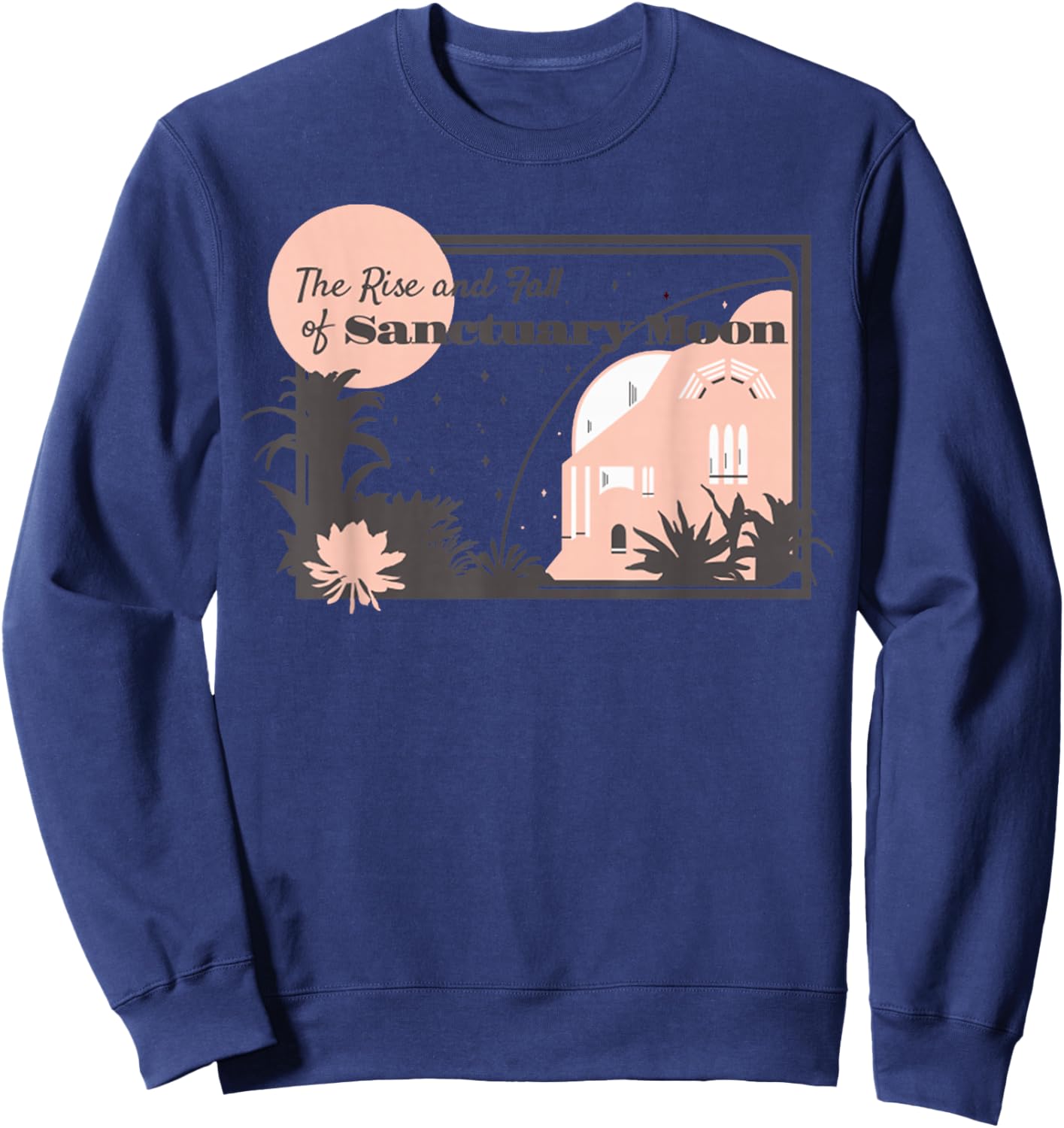Retro City Moon The Rise Fall Of Sanctuary Space Sweatshirt - Sweatshirt | Navy