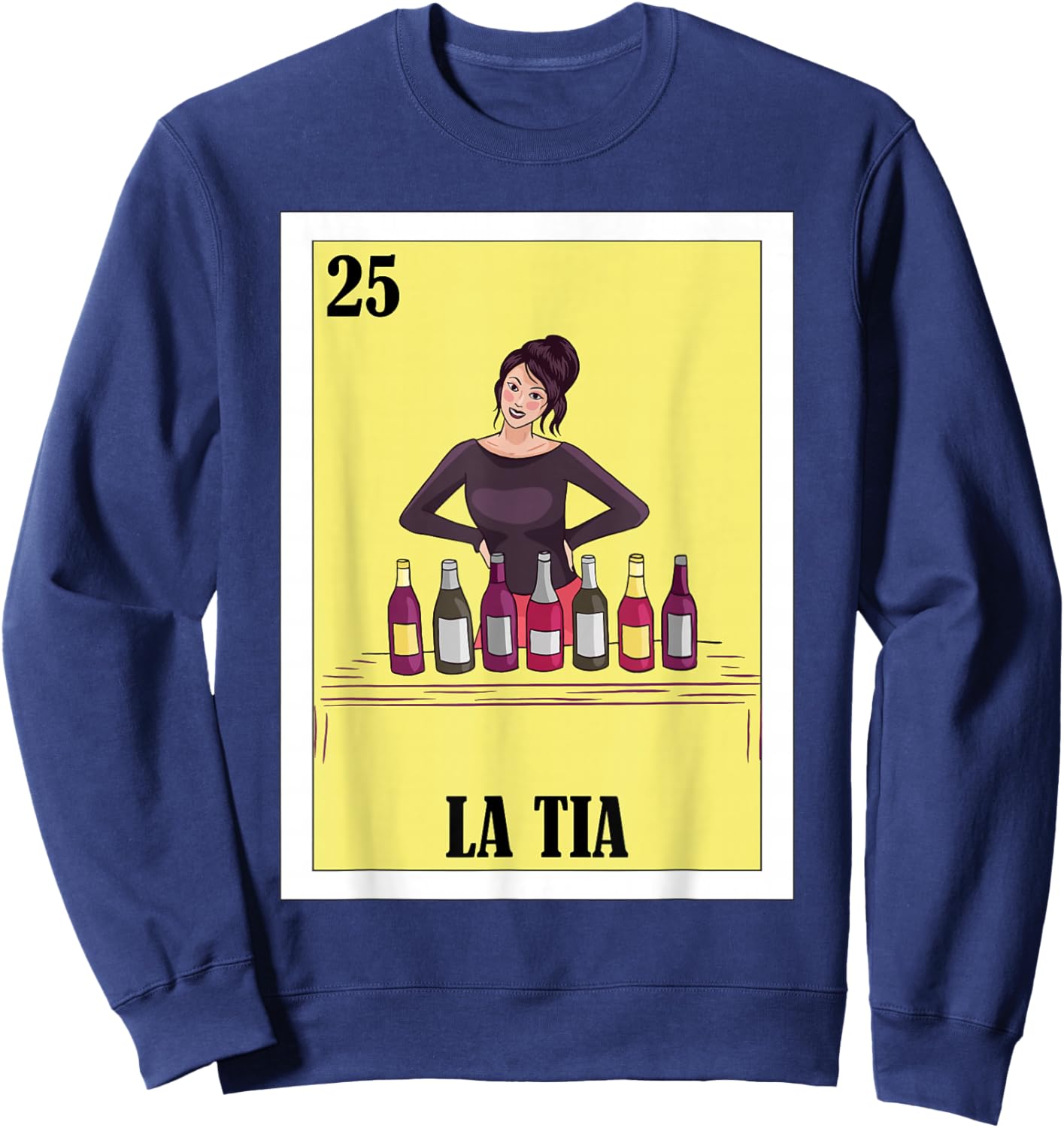 Funny Mexican Design for Aunt - La Tia Sweatshirt - Sweatshirt | Navy