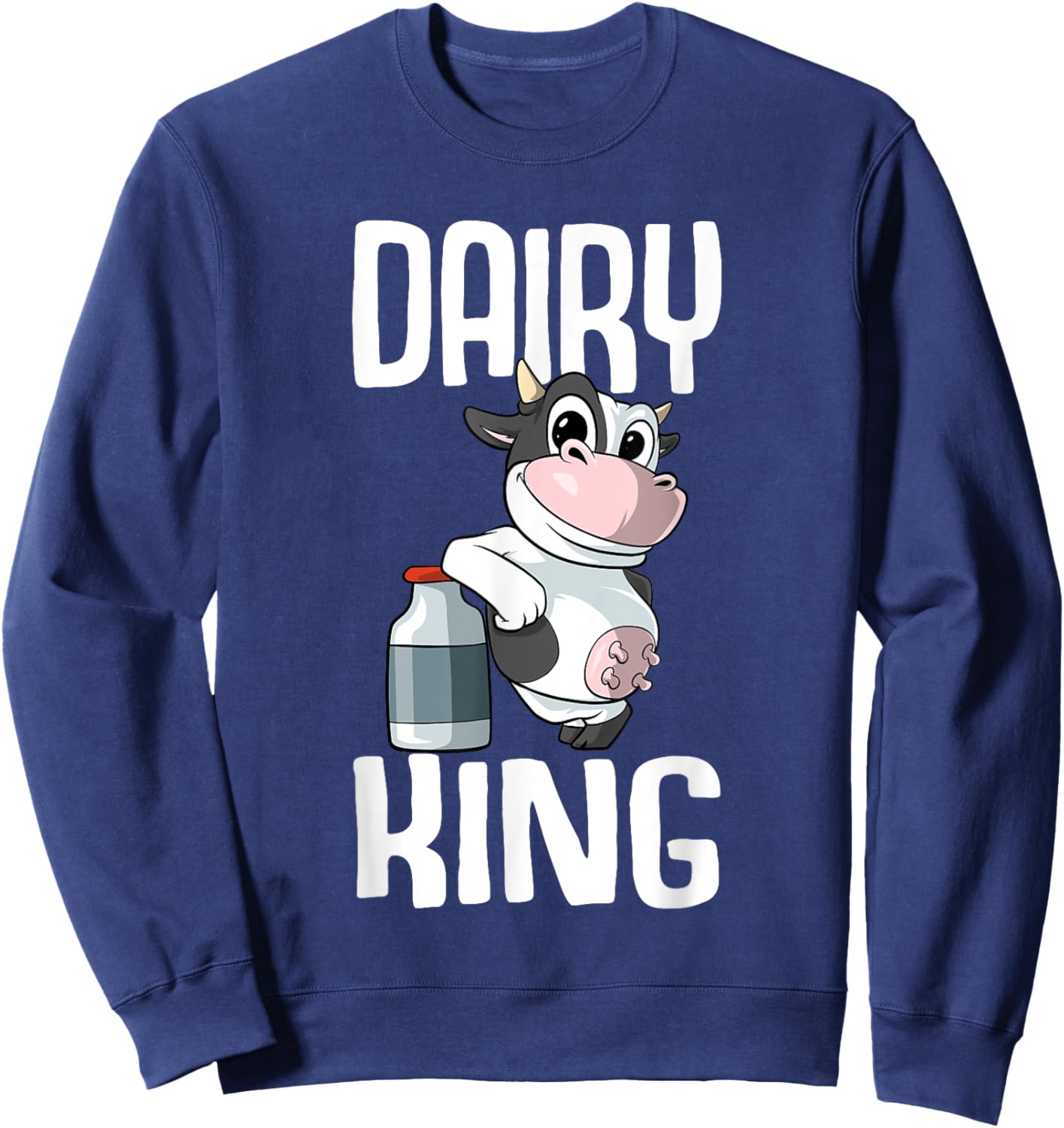 Dairy King Farmer Sweatshirt - Sweatshirt | Navy