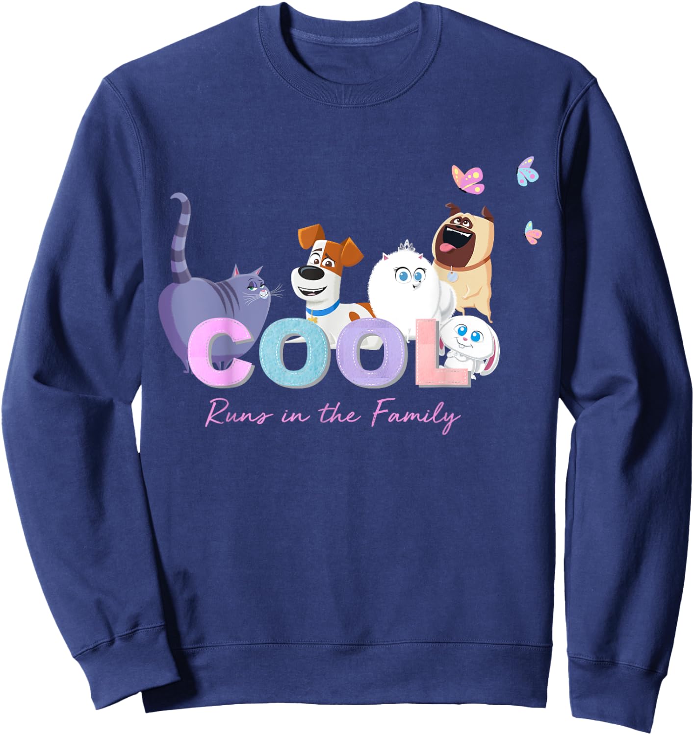 Pets 2 Cool Sweatshirt - Sweatshirt | Navy
