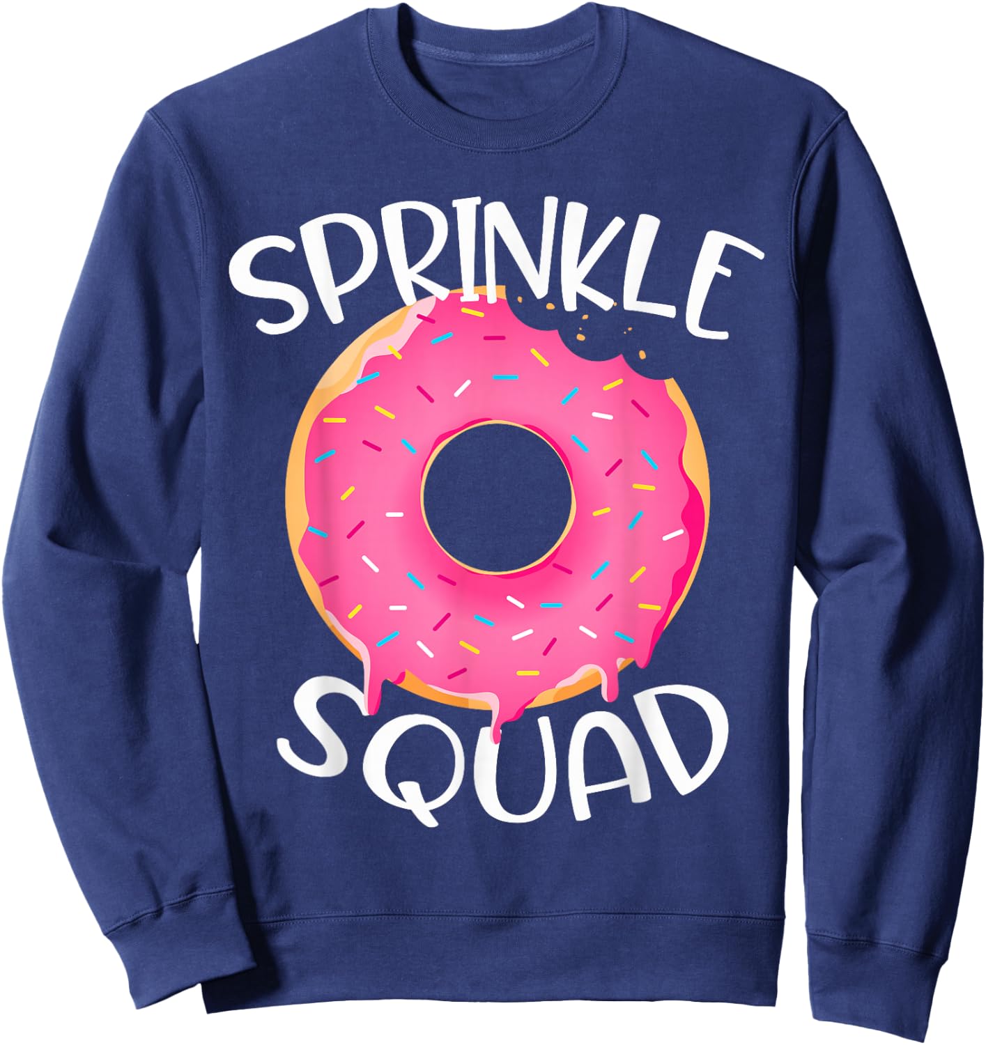 Sprinkle Squad Donut Funny Donut Lover Birthday Gifts Sweatshirt - Sweatshirt | Navy