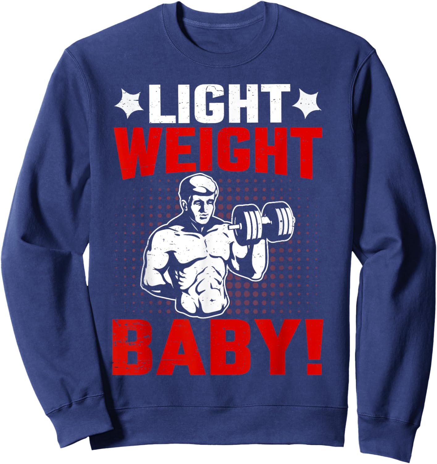 Fitness Motivational Light Weight Baby Ronnie Coleman Sweatshirt - Sweatshirt | Navy