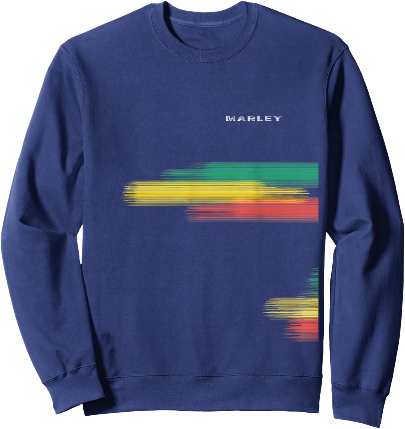 Marley Official Rasta Splatter Sweatshirt - Sweatshirt | Navy