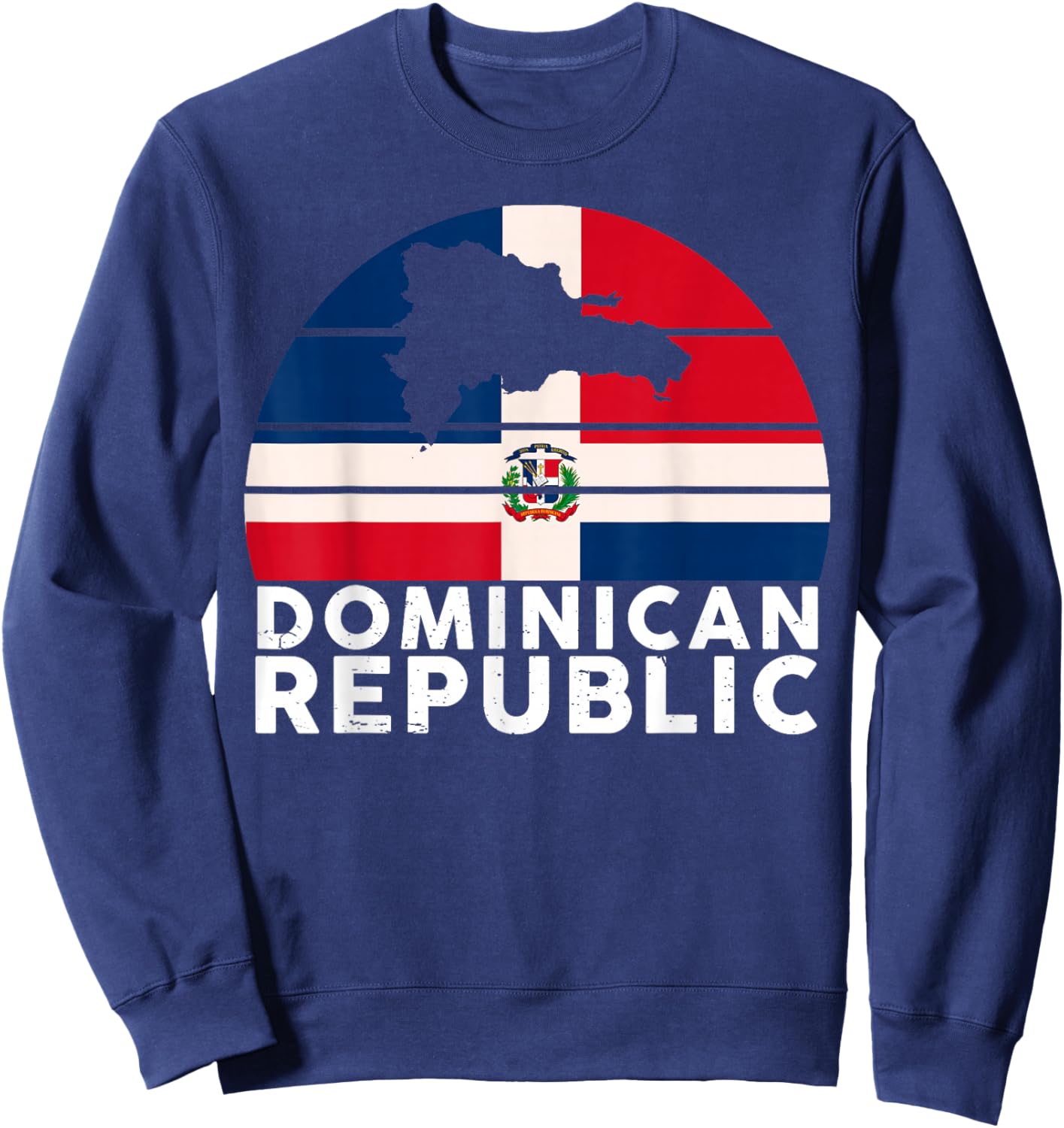 Republic Dominican- Kids Toddler Dominicano Dominicana Sweatshirt - Sweatshirt | Navy