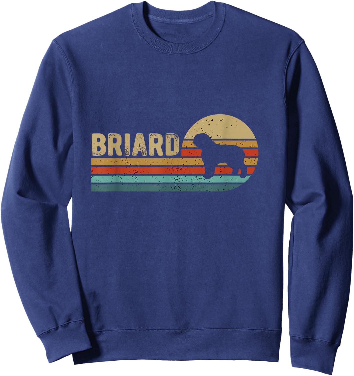 Briard Dog Sweatshirt - Sweatshirt | Navy