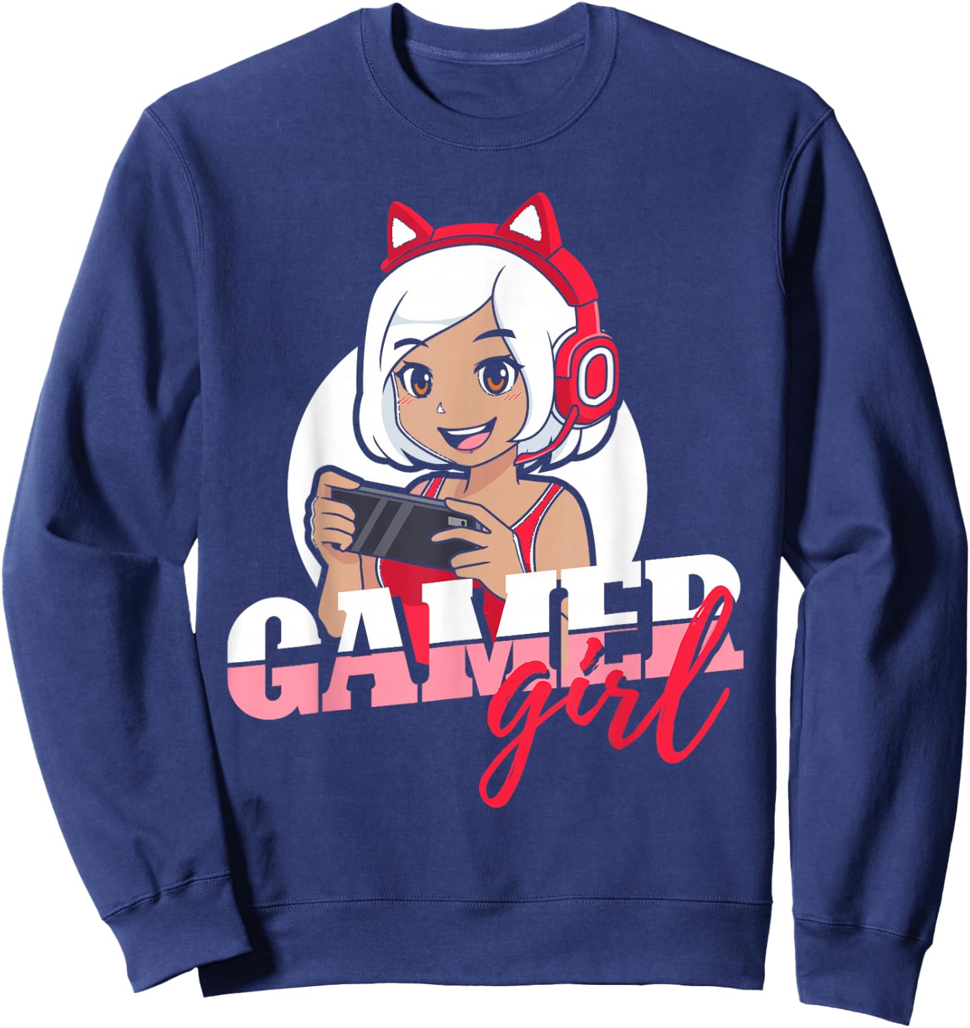 Gamer Girl Gaming Sweatshirt - Sweatshirt | Navy