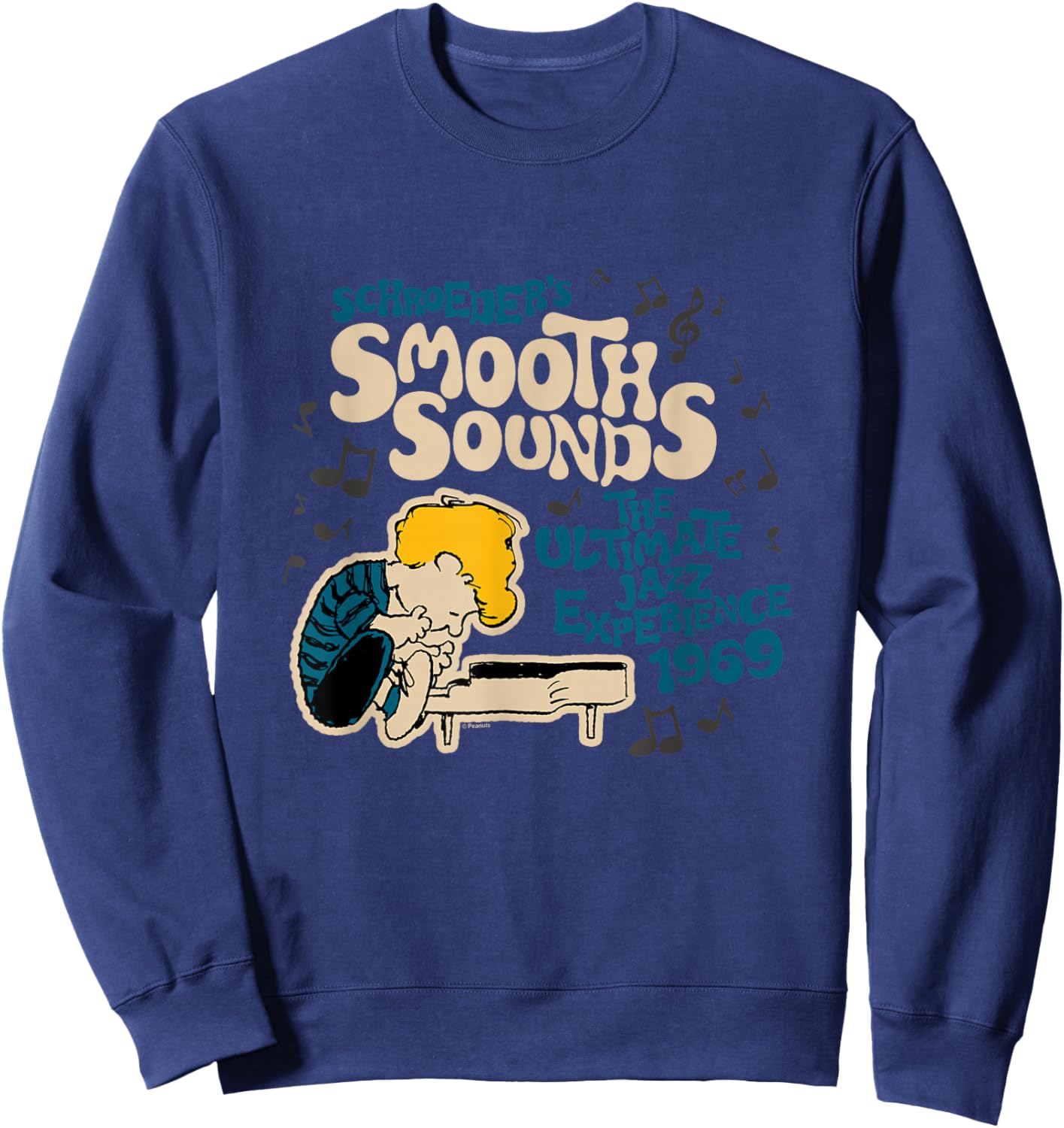 Peanuts - Schroeder Rock Fest Sweatshirt - Sweatshirt | Navy