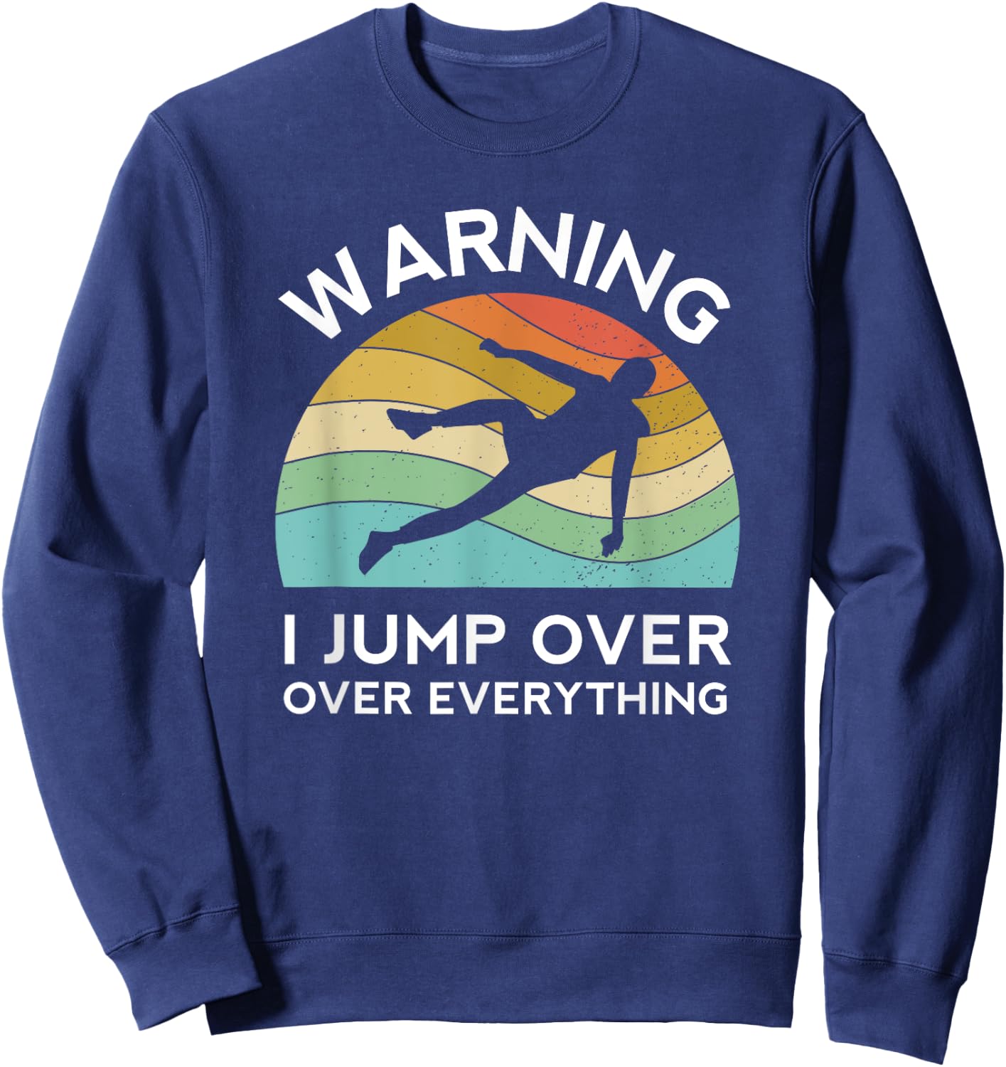 Parkour Free Running Training Traceur Retro Boys Sport Flip Sweatshirt - Sweatshirt | Navy