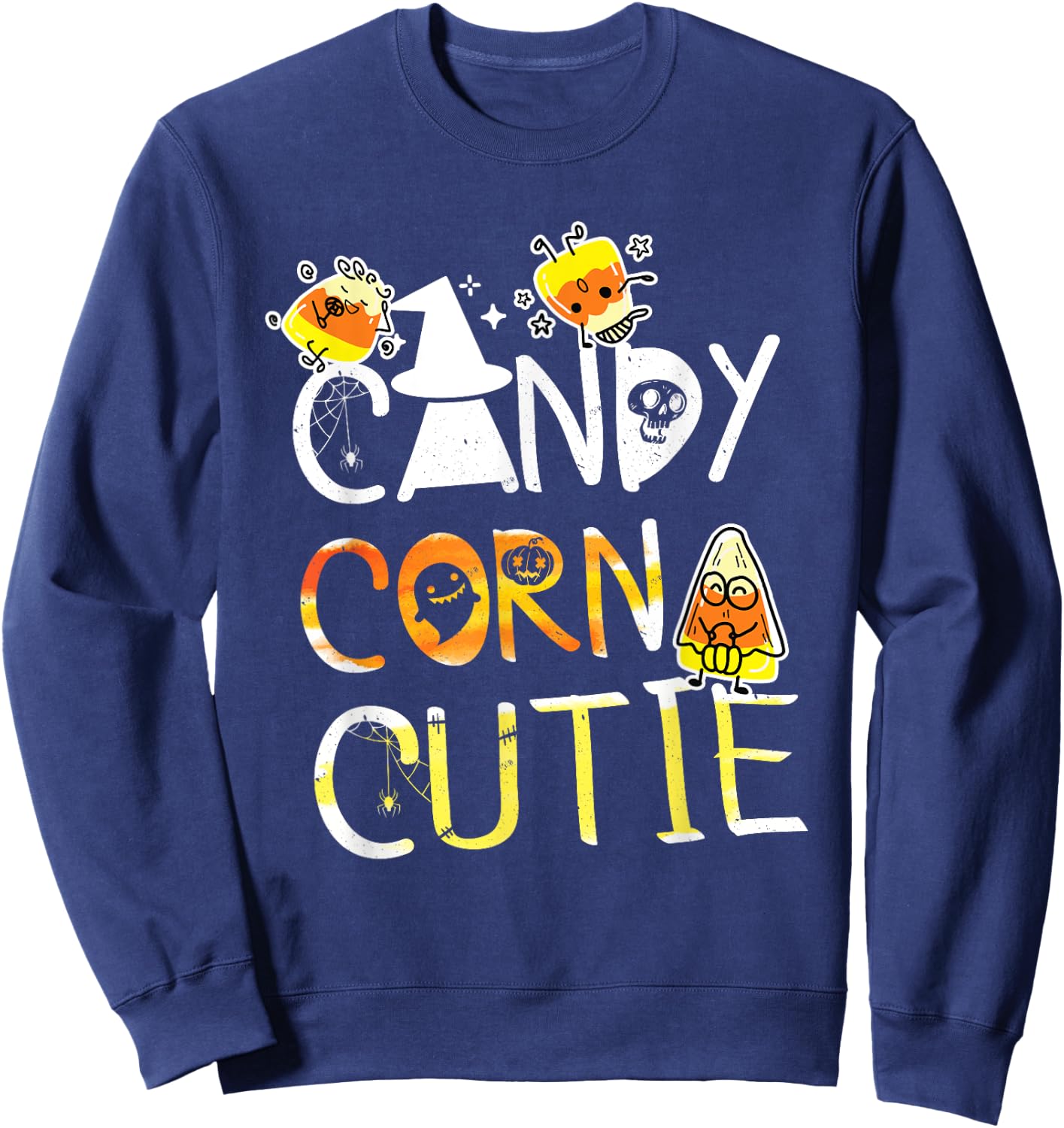 Candy Corn Cutie - Halloween Costume - 2020 National Day Sweatshirt - Sweatshirt | Navy