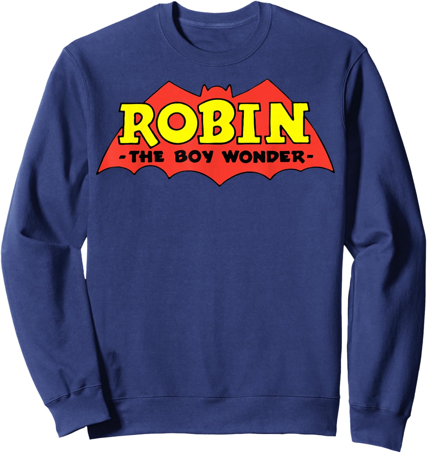 DC Comics Robin The Boy Wonder Classic Logo Sweatshirt - Sweatshirt | Navy