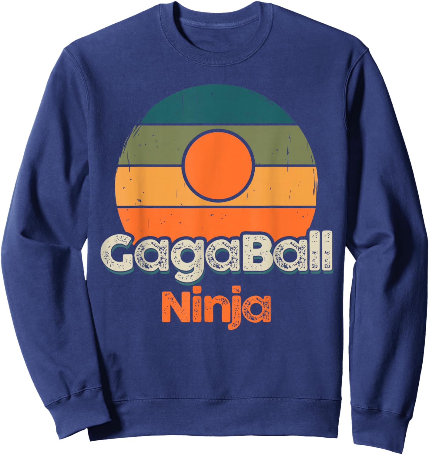 Gaga Balls Funny Dodgeball Sports Boys Girls Gaga Ball Sweatshirt - Sweatshirt | Navy