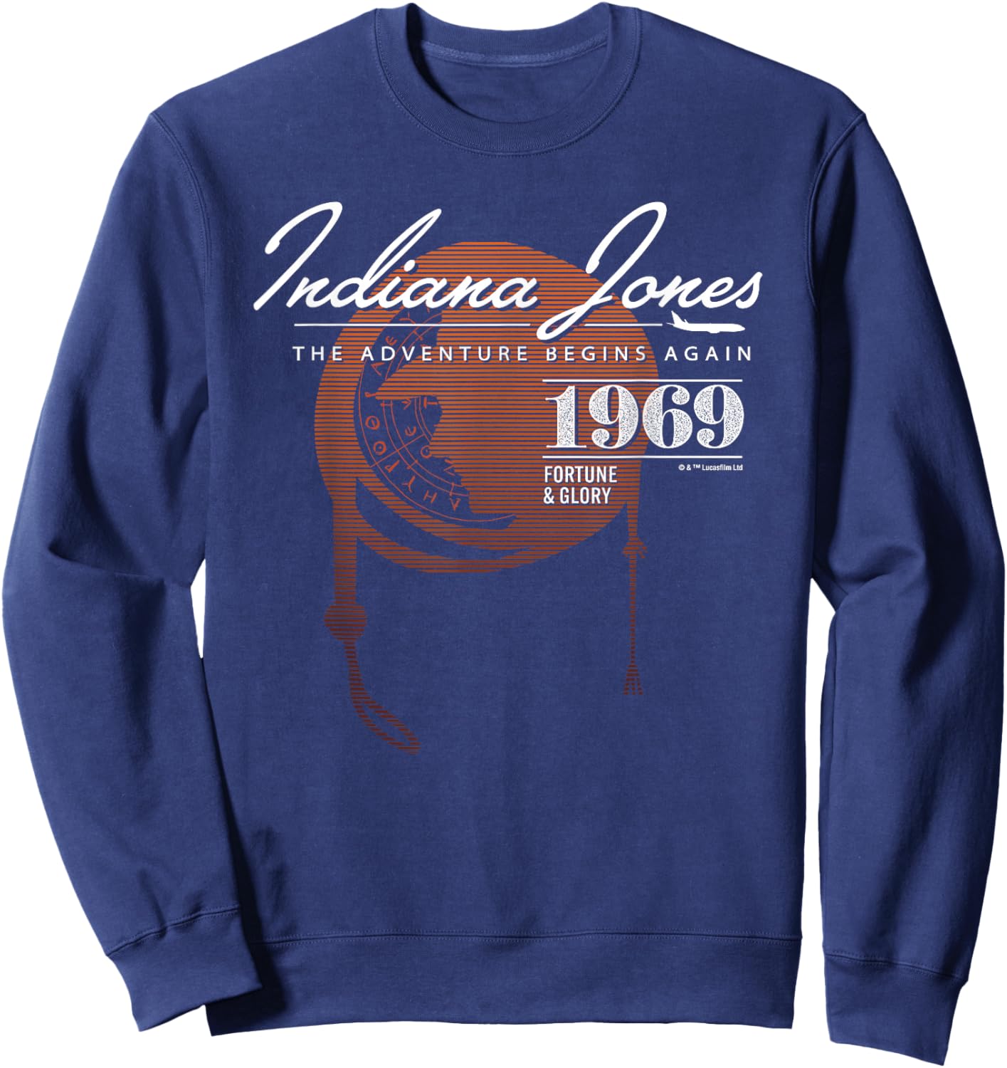 Lucasfilm Indiana Jones and The Dial of Destiny 1969 Again Sweatshirt - Sweatshirt | Navy
