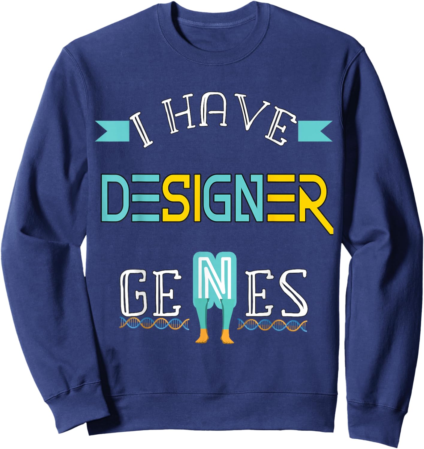 Down Syndrome Gift Teens Teenage Girls Boys DS Awareness Sweatshirt - Sweatshirt | Navy