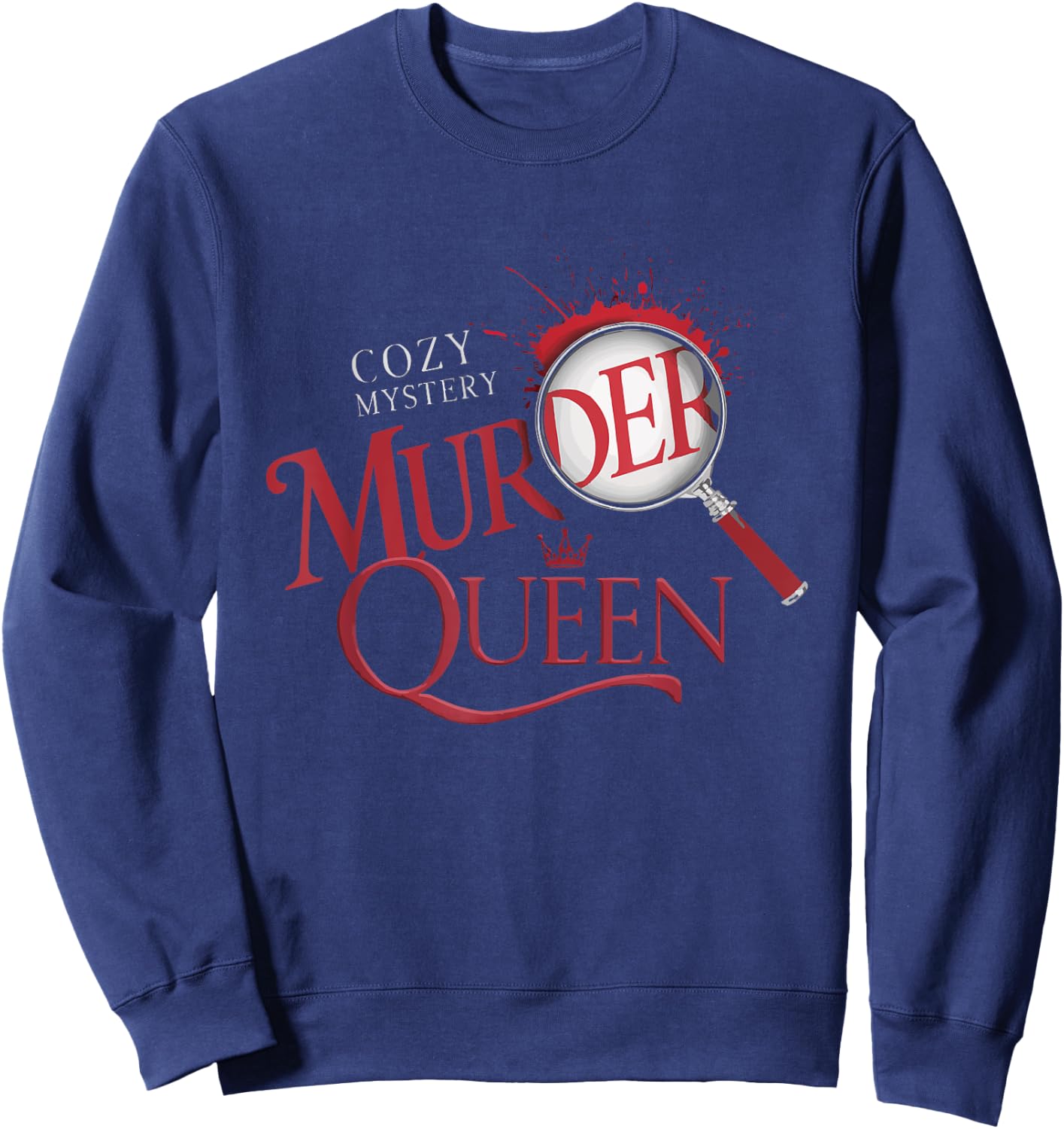 Murder Mystery Detective Documentary True Crime Sweatshirt - Sweatshirt | Navy