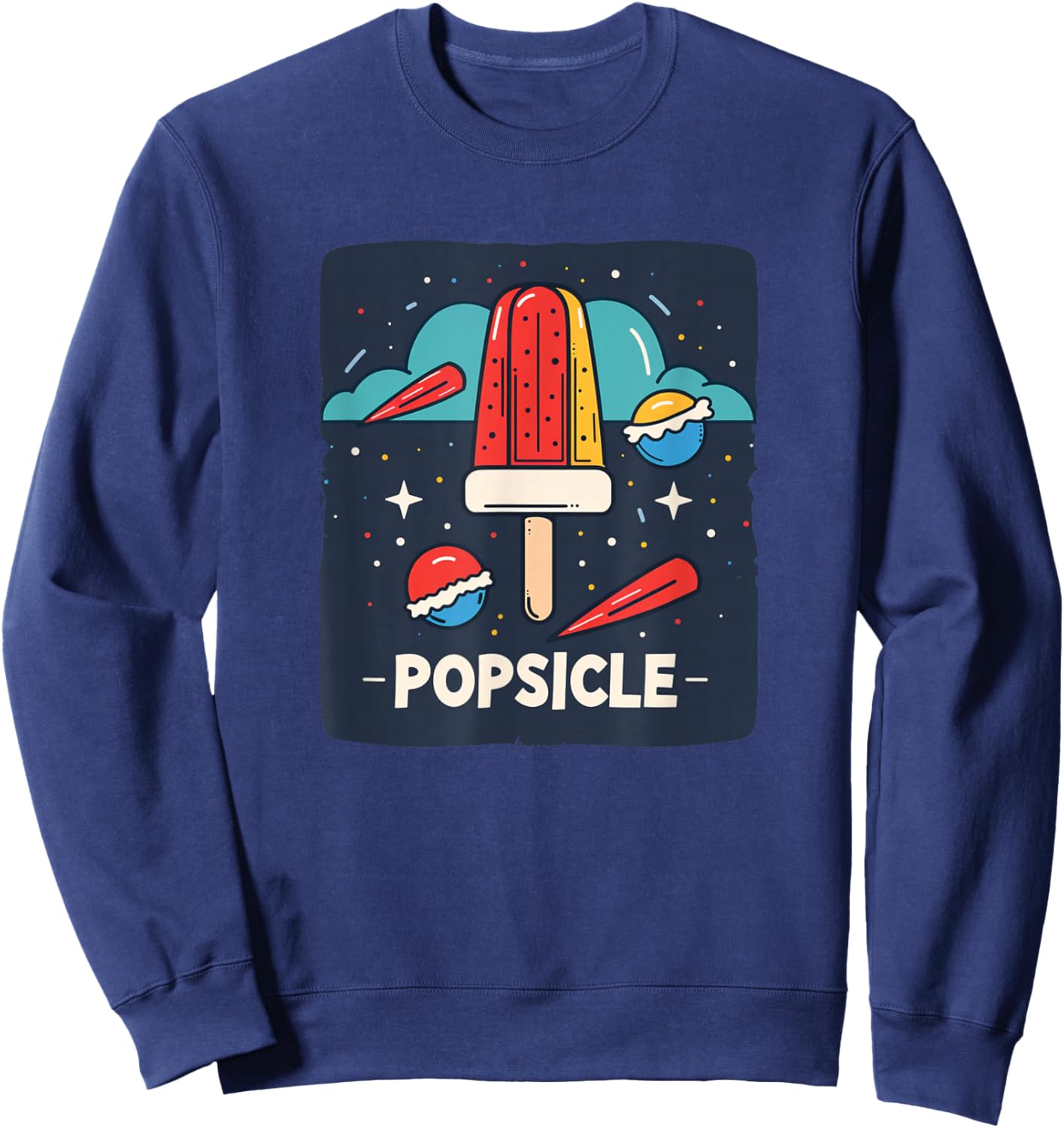 Popsicle the ultimate summer treat for kids and adults alike Sweatshirt - Sweatshirt | Navy