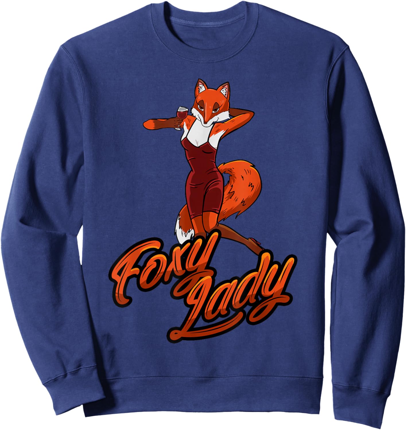 Foxy Lady Sweatshirt - Sweatshirt | Navy