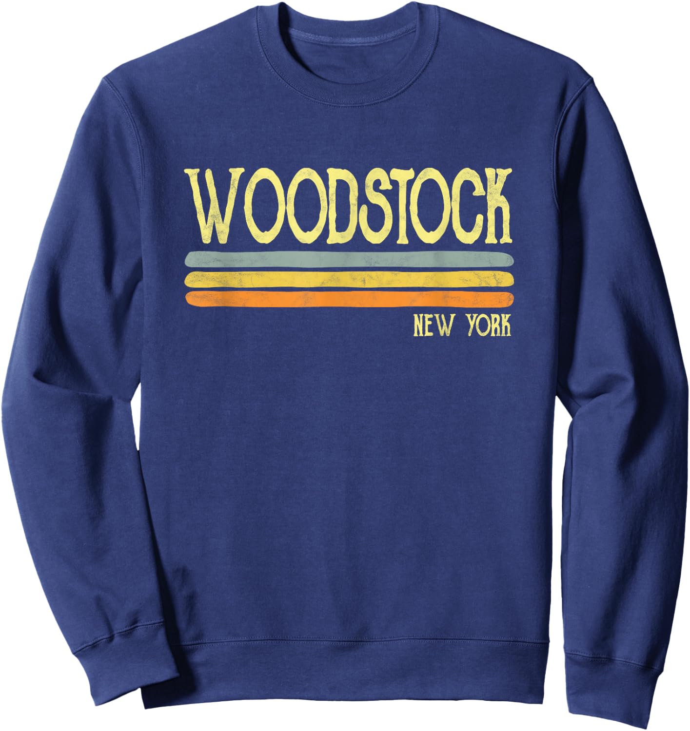 Vintage Woodstock New York NY Souvenir Gift Sweatshirt - Sweatshirt | Navy
