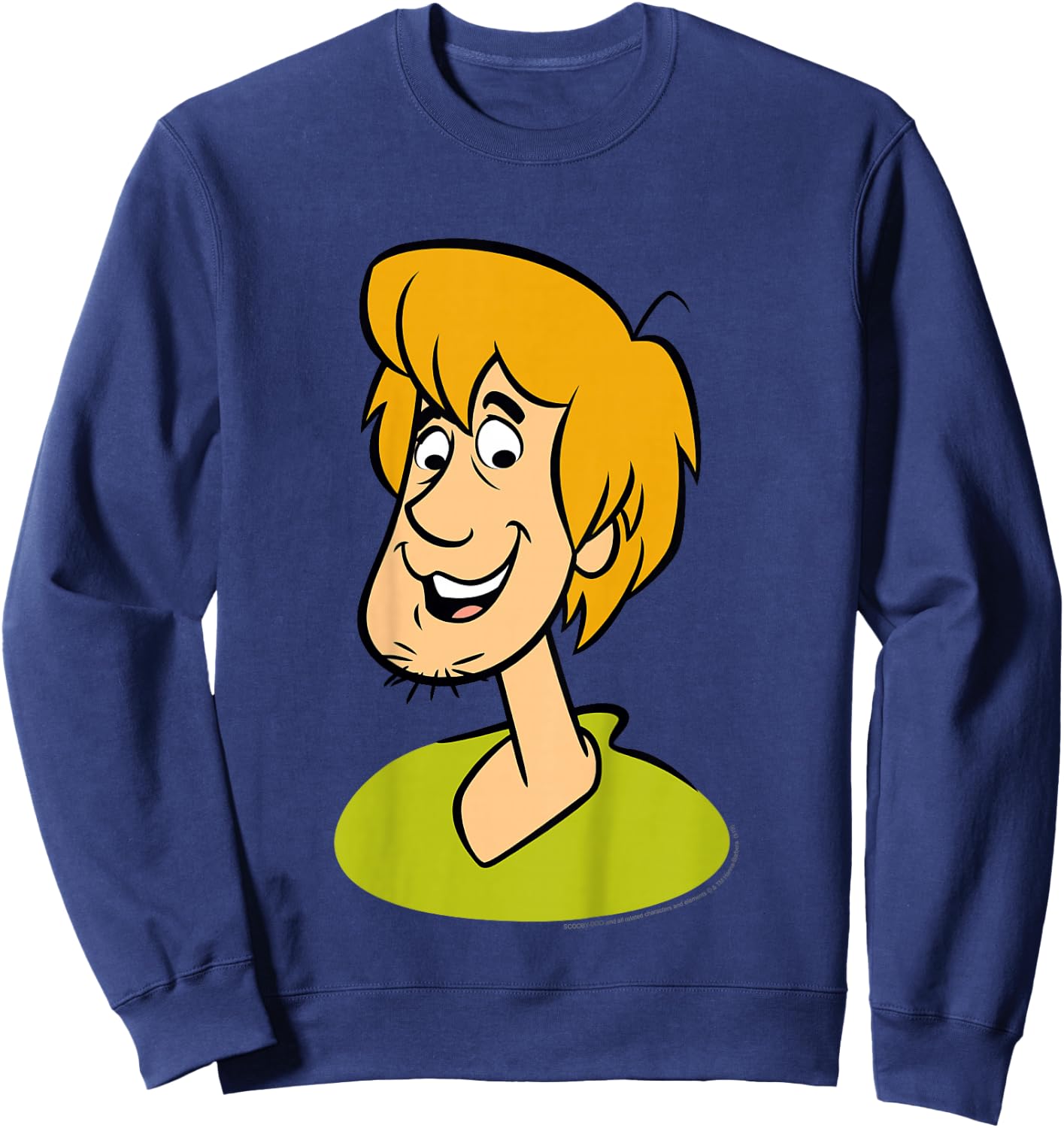 Kids Scooby Doo Shaggy Large Portrait Sweatshirt - Sweatshirt | Navy