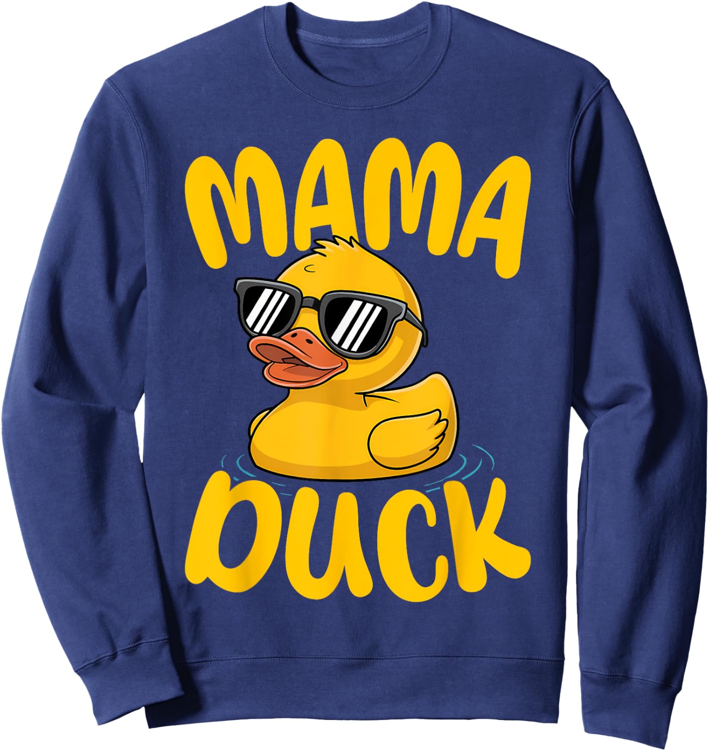 Rubber Duckies Mama Duck Rubber Duck Sweatshirt - Sweatshirt | Navy