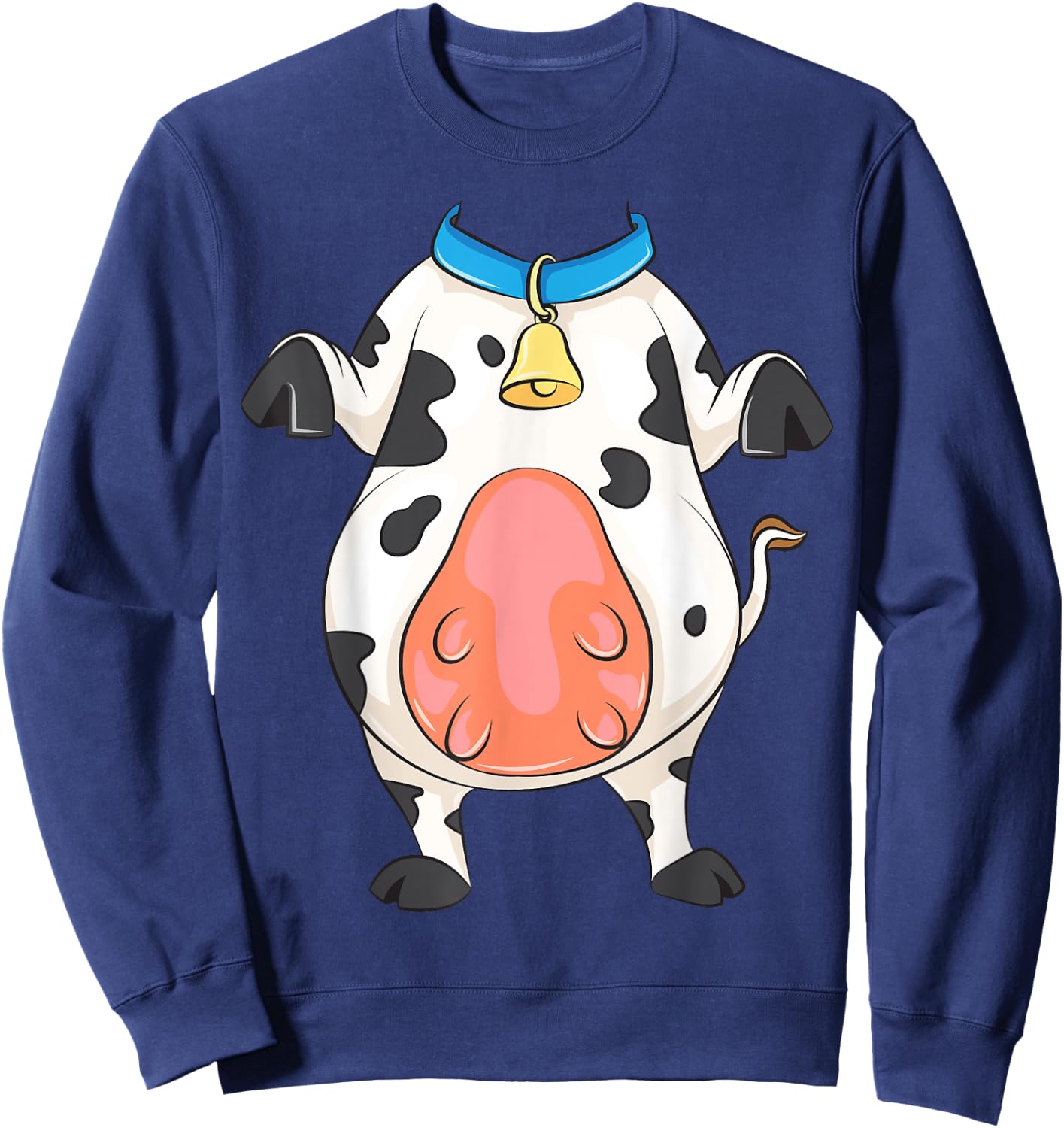 Headless Cow Costume Halloween | Cool Heifer Fan Funny Gift Sweatshirt - Sweatshirt | Navy