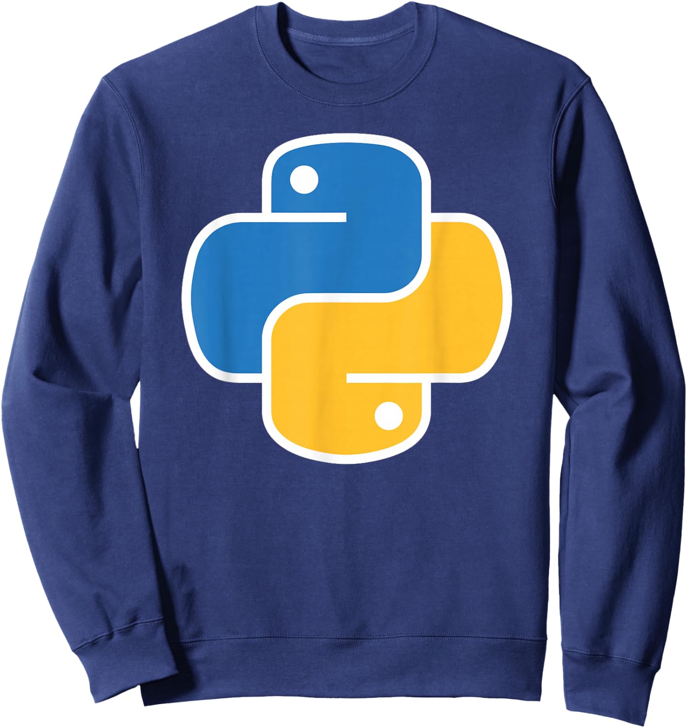 Python Programming Language, Software Code Computer Science Sweatshirt - Sweatshirt | Navy