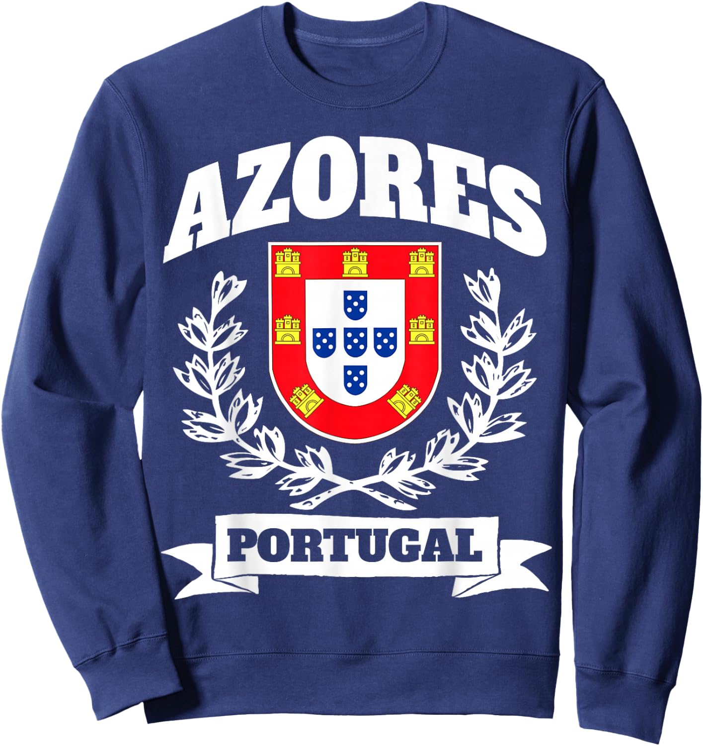 Azores Island Portugal Theme Portuguese Pride Sweatshirt - Sweatshirt | Navy