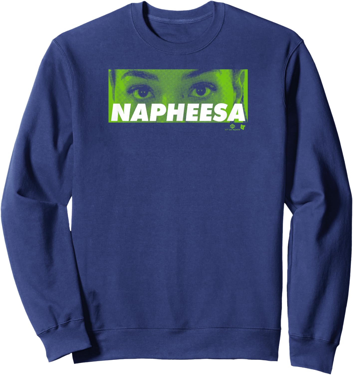 Napheesa Collier - Napheesa Eyes - Minnesota Basketball Sweatshirt - Sweatshirt | Navy
