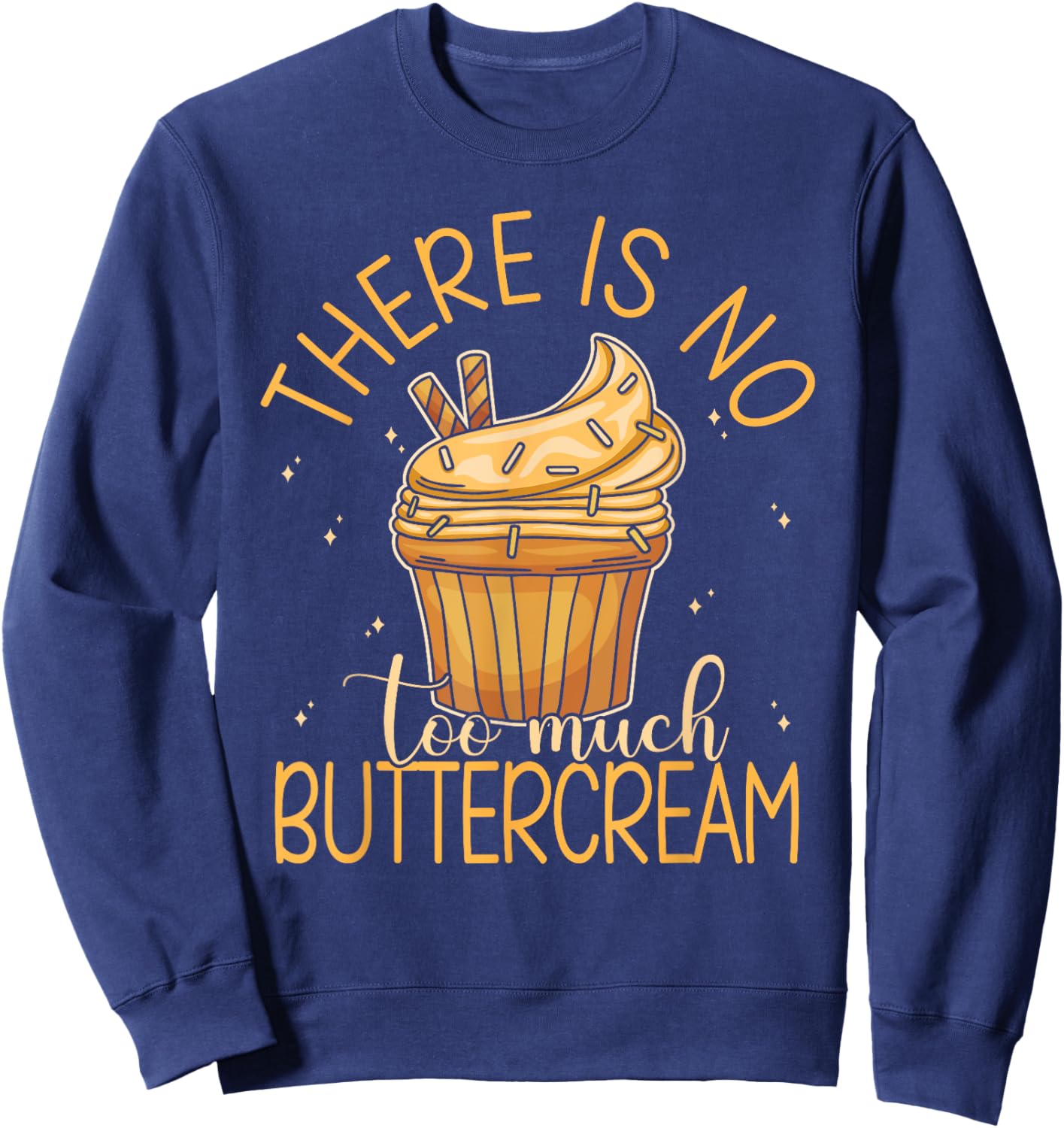 Buttercream Cupcake Sweatshirt - Sweatshirt | Navy