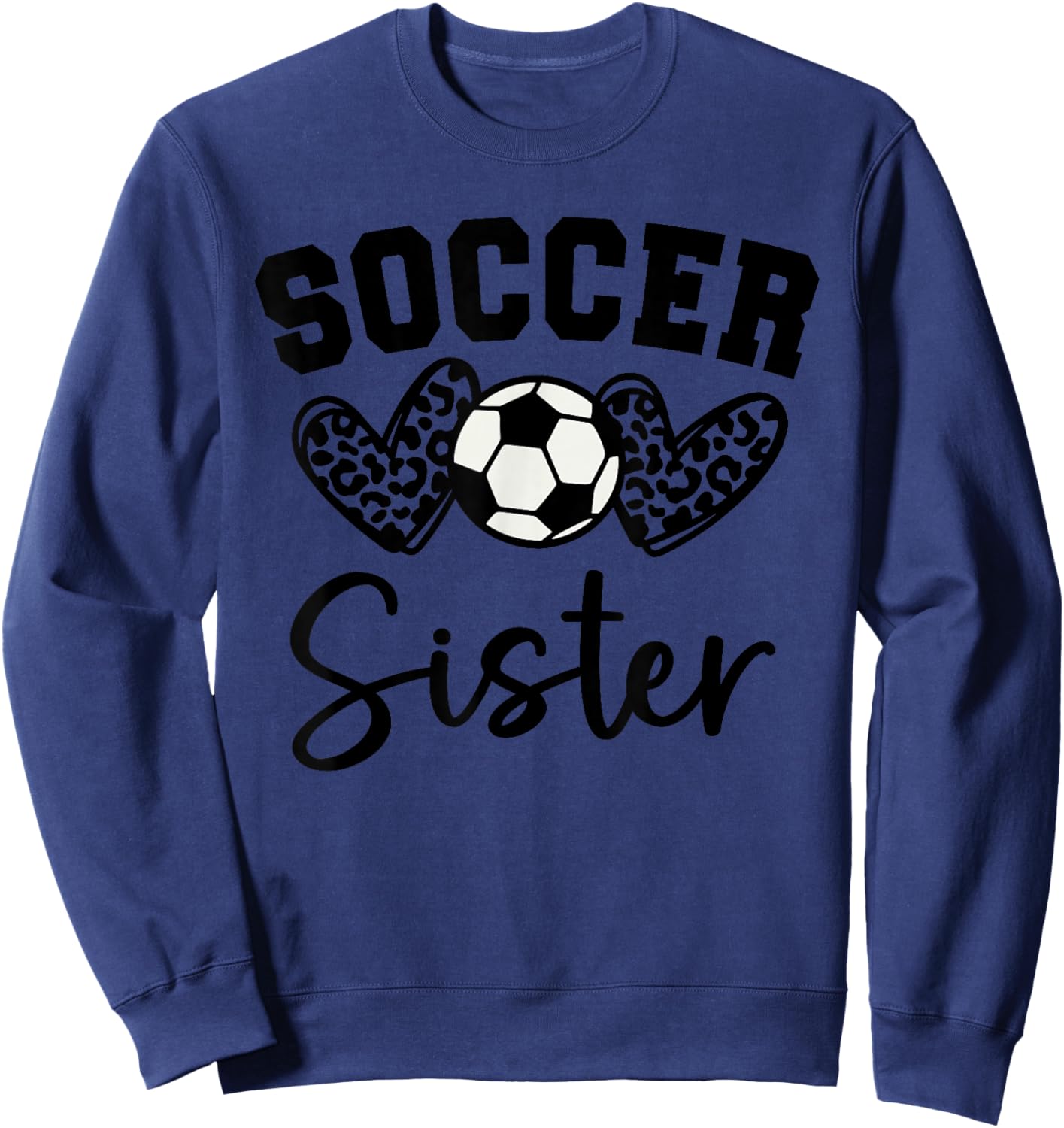 Soccer Sister Matching Family Soccer Sweatshirt - Sweatshirt | Navy