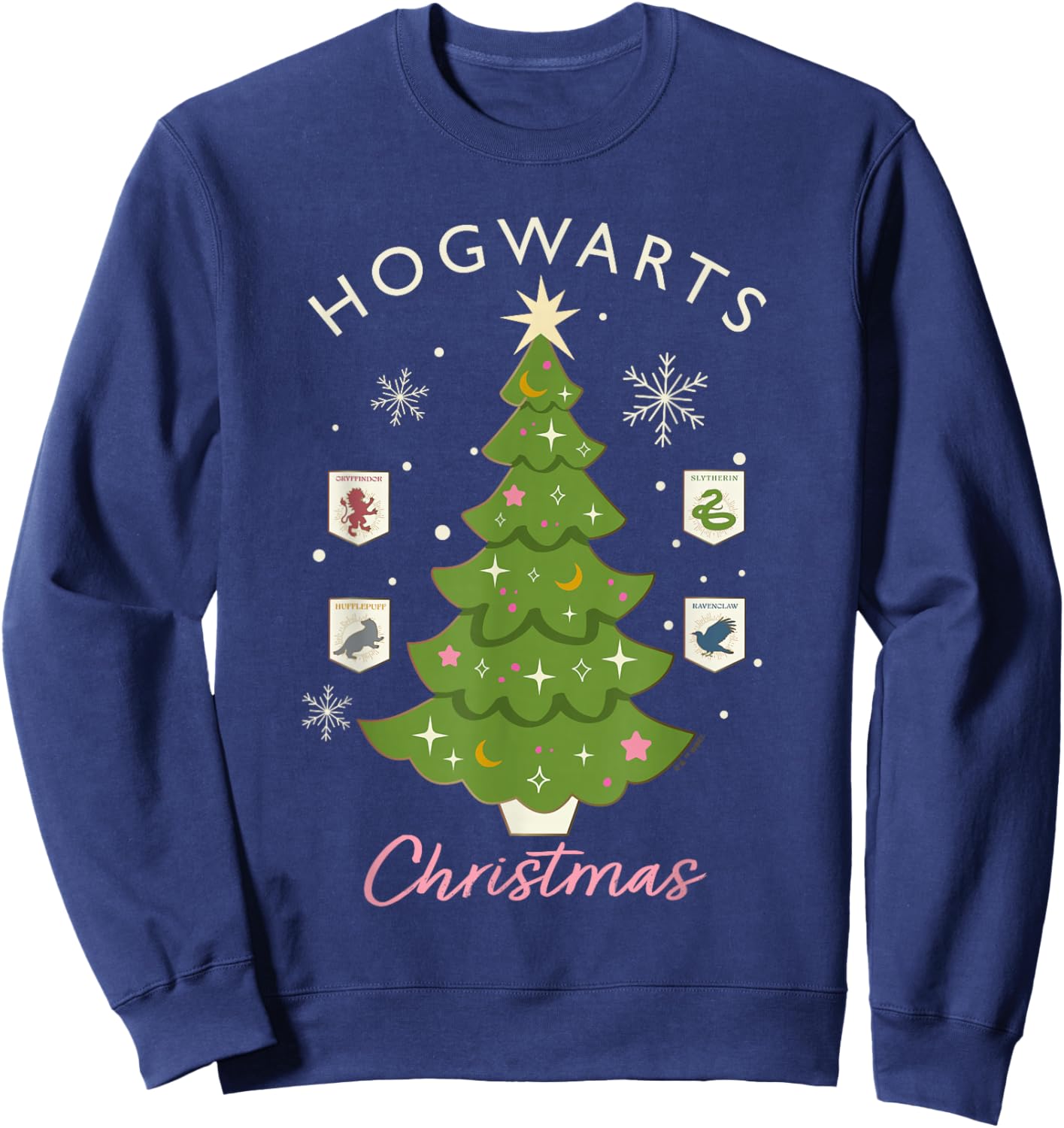 Harry Potter Hogwarts Christmas Tree Sweatshirt - Sweatshirt | Navy