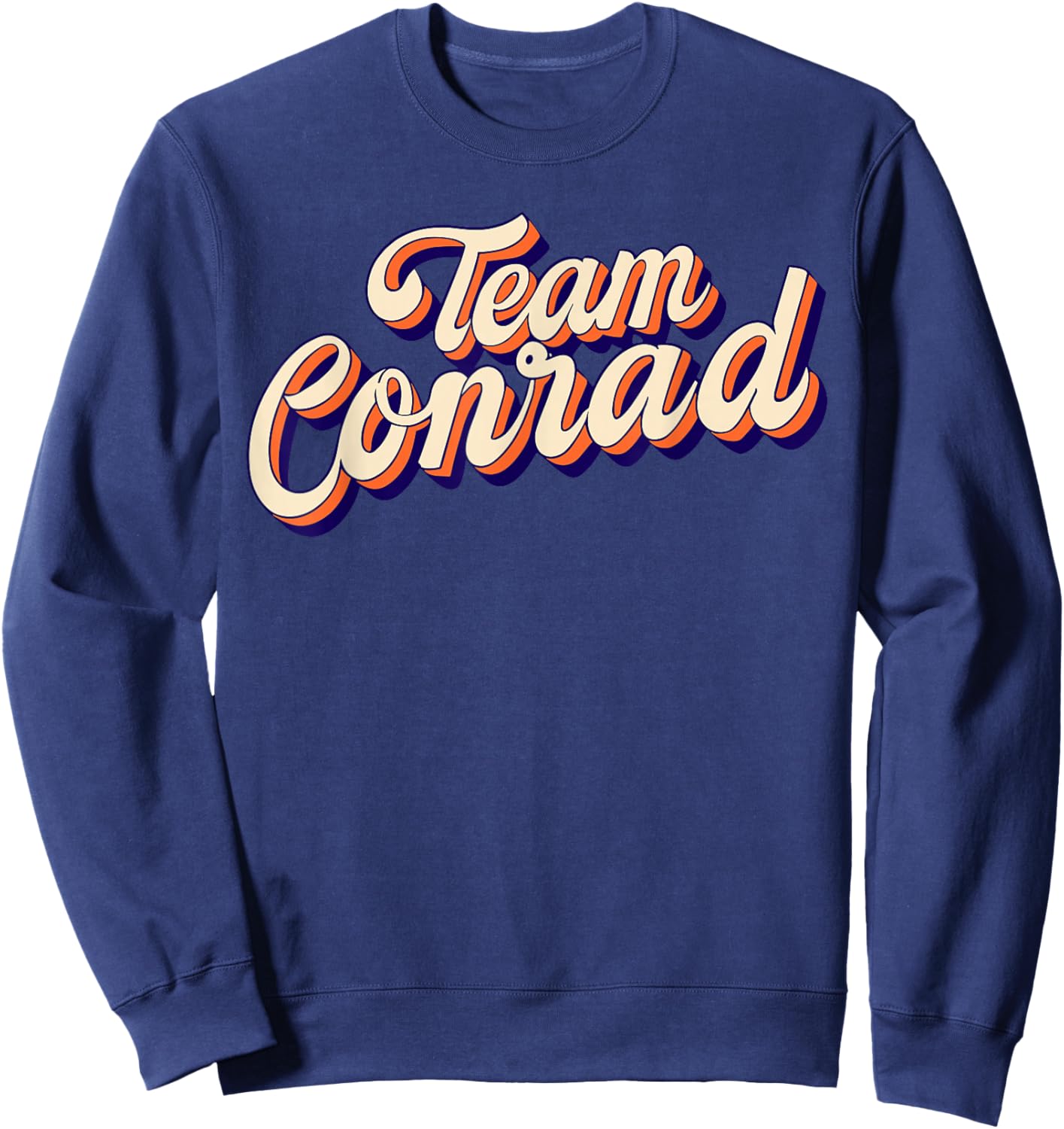 Team Conrad Retro Groovy Sweatshirt - Sweatshirt | Navy
