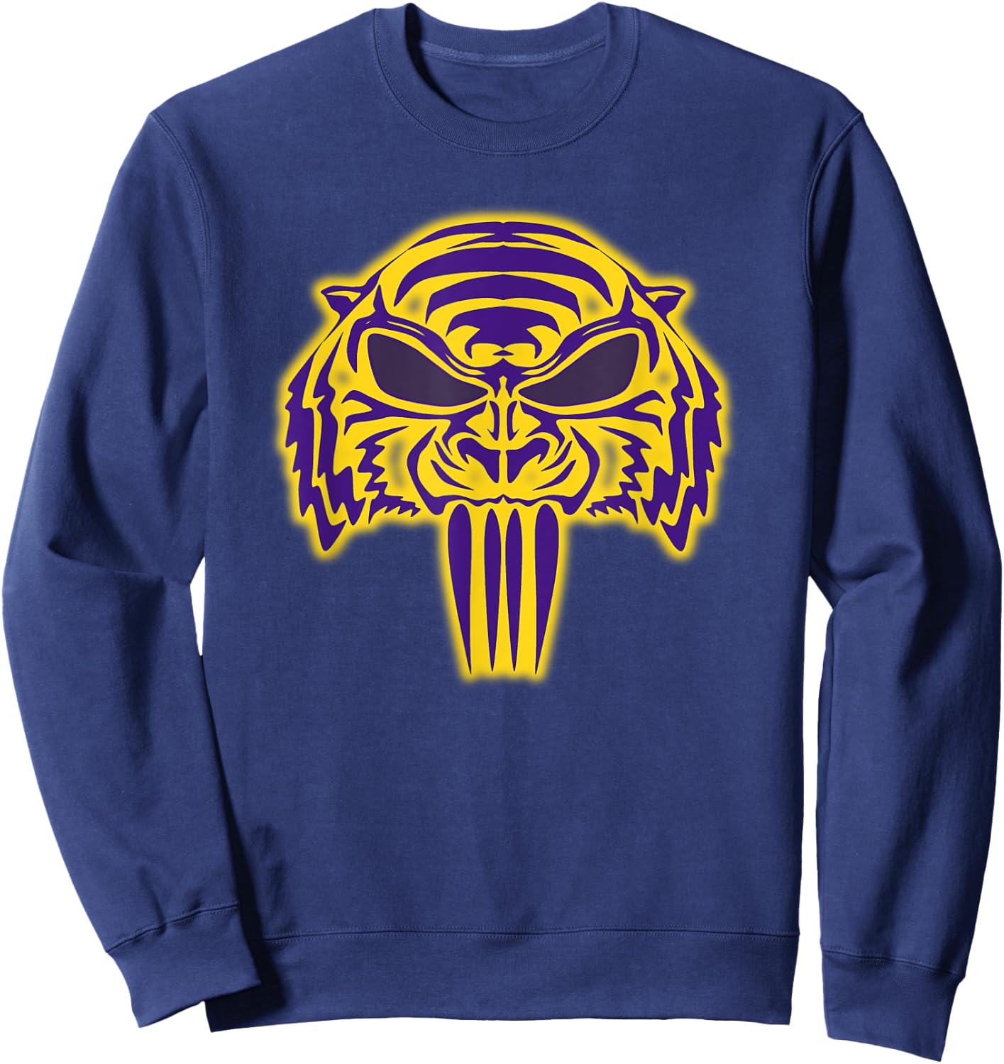 The Official Tiger Skull Logo Sweatshirt - Sweatshirt | Navy