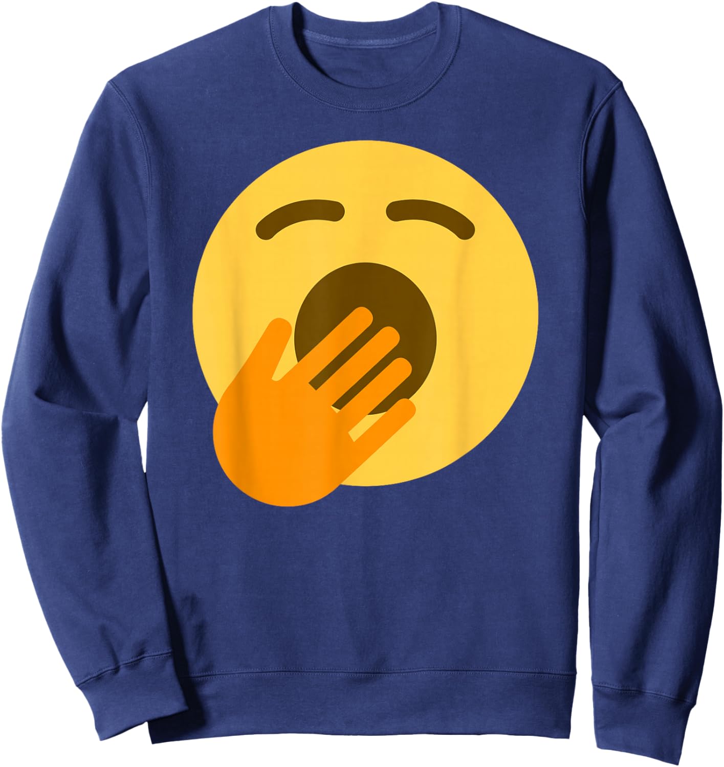 Yawning Face Sweatshirt - Sweatshirt | Navy