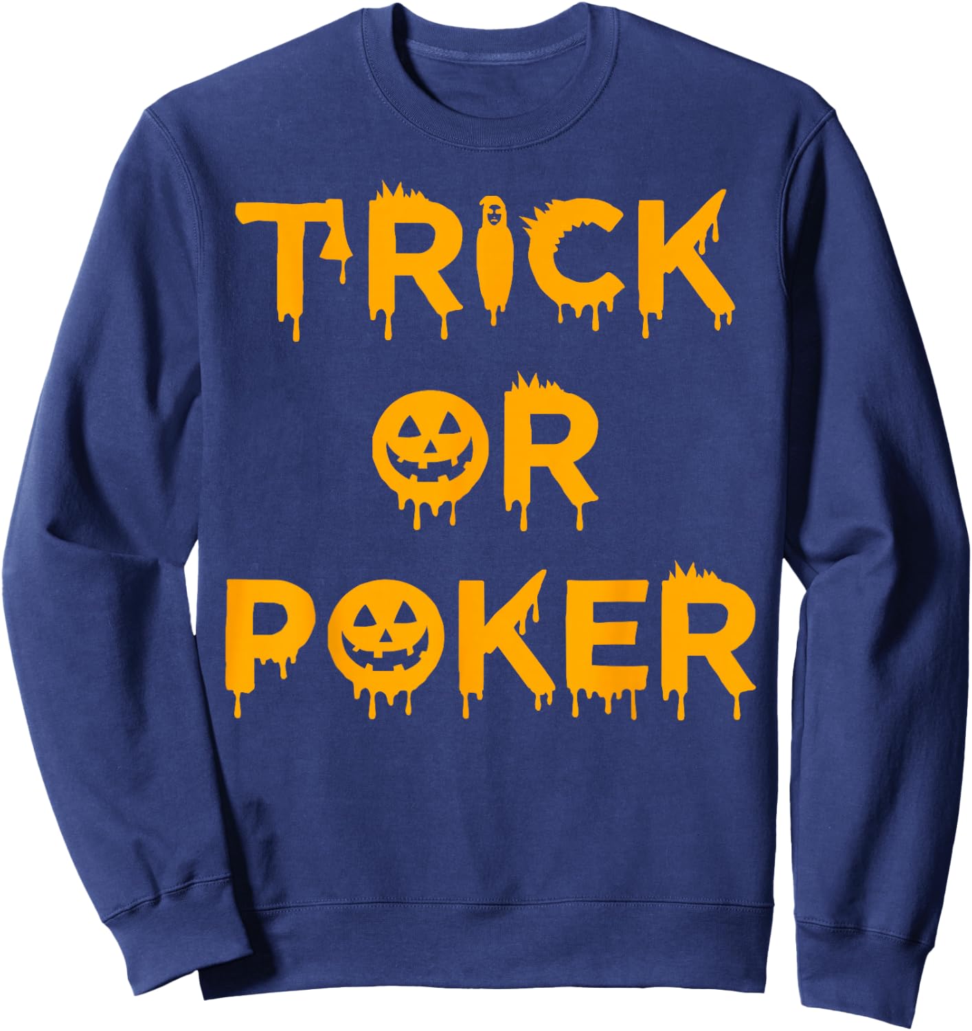 Halloween Poker Sweatshirt - Sweatshirt | Navy