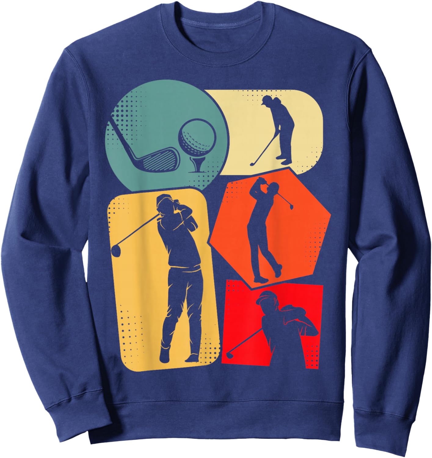 Golf Golfer Kids Boys Men Golfing Sweatshirt - Sweatshirt | Navy