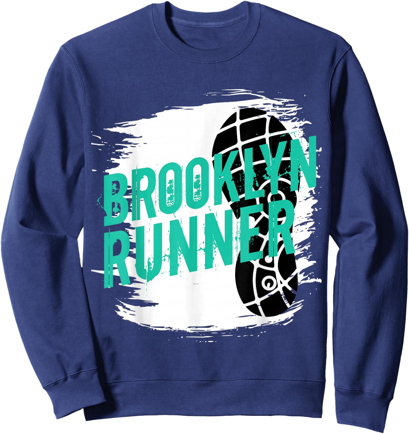 Brooklyn Runner Half Marathon 5k Running Race Gift New York Sweatshirt - Sweatshirt | Navy