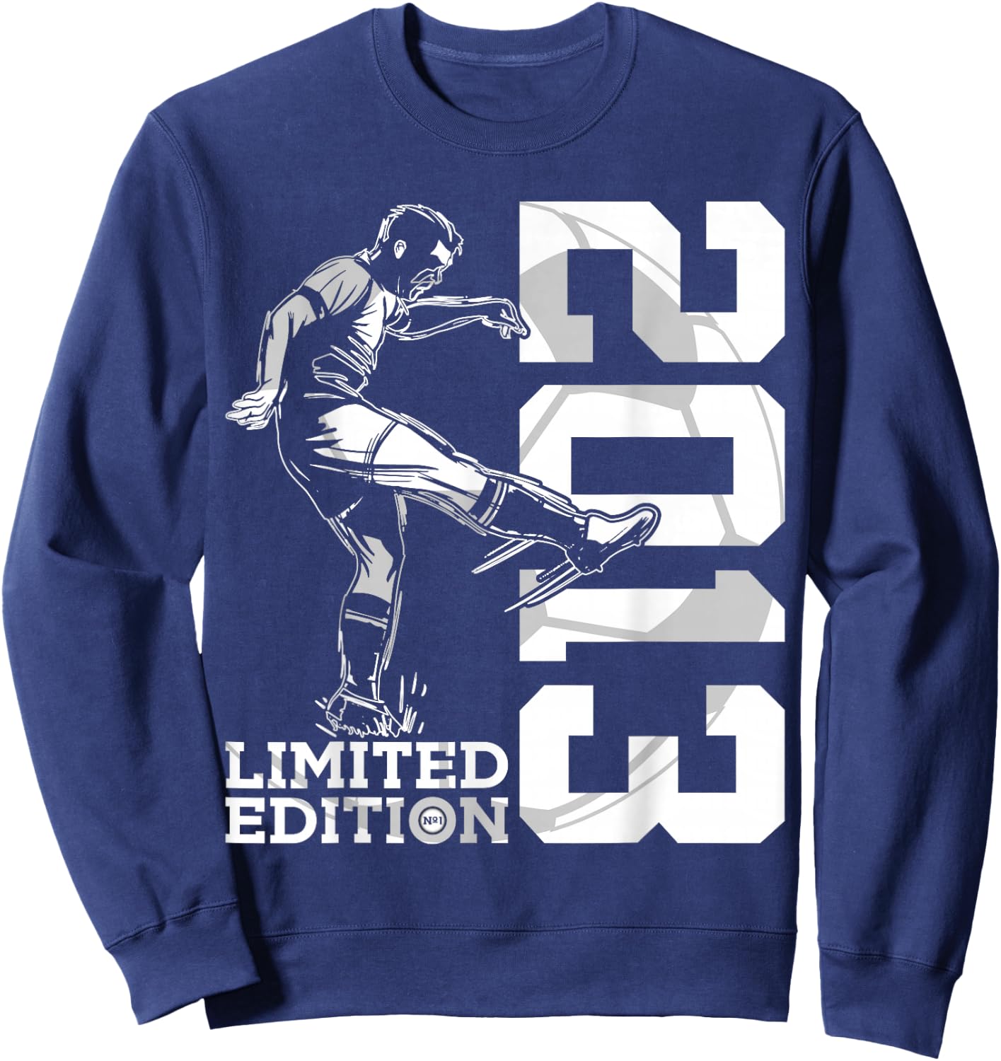 Limited Edition 2013 13 Years Soccer 13th Birthday Sweatshirt - Sweatshirt | Navy