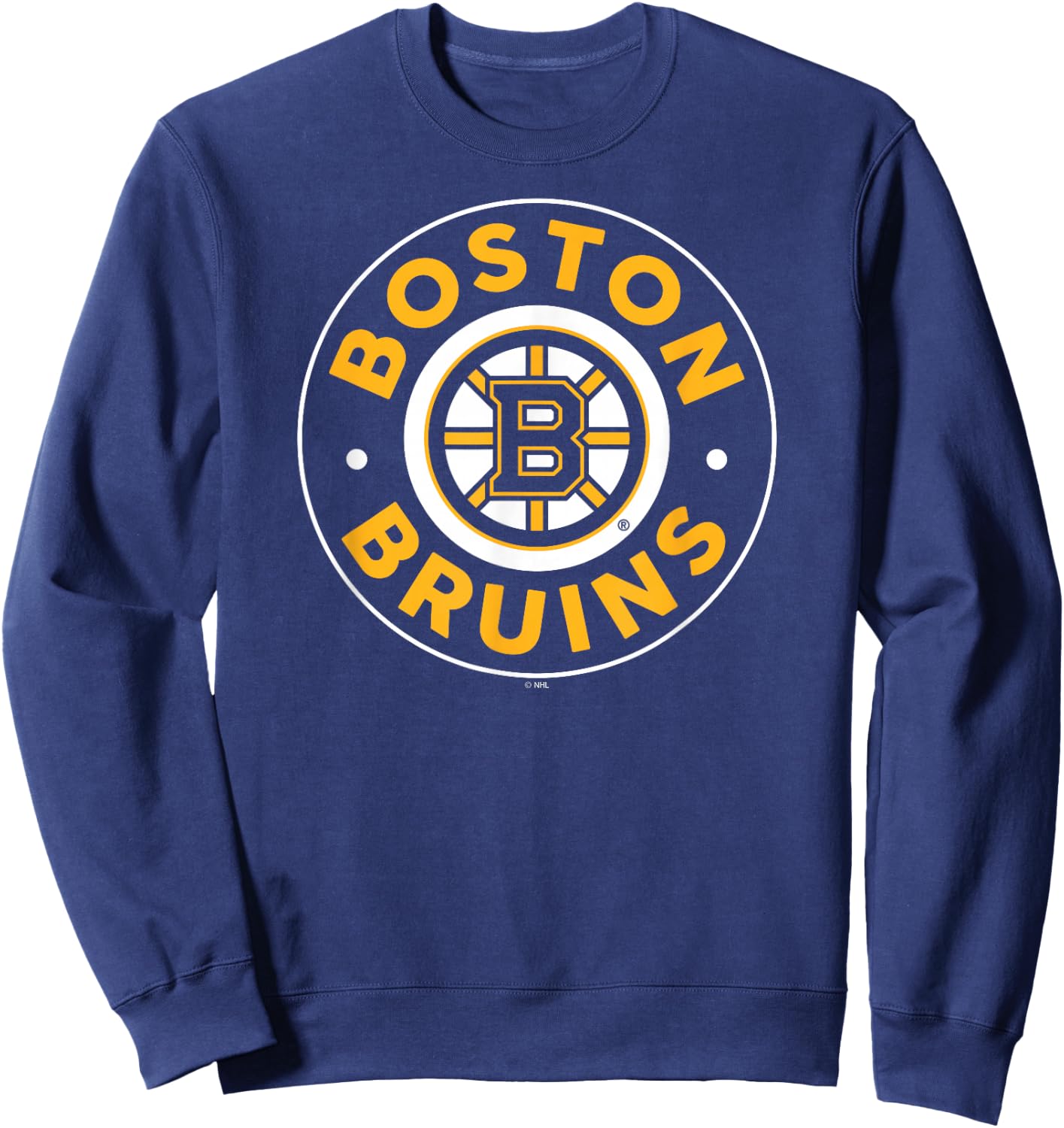 Boston Bruins Symbol Black Officially Licensed Sweatshirt - Sweatshirt | Navy