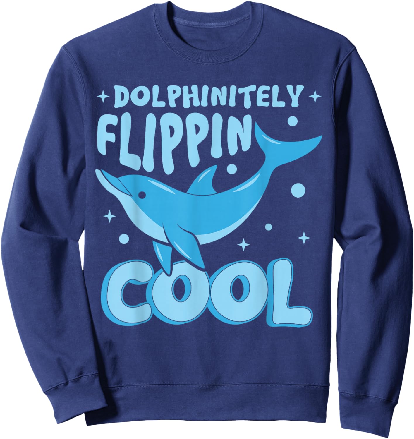 Cute Dolphin Costume Sweatshirt - Sweatshirt | Navy