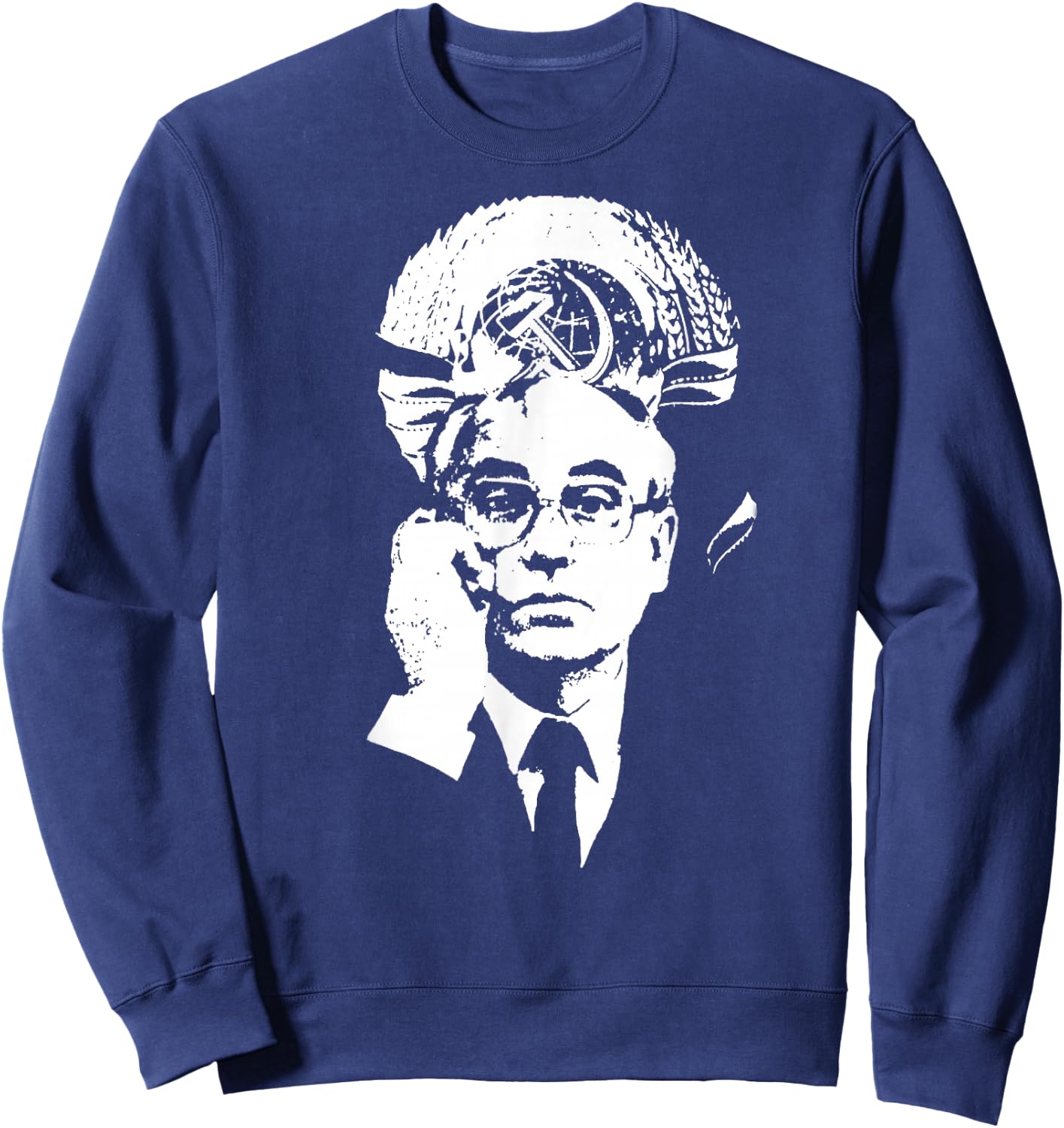 Gorbachev Retro Vintage Soviet SOVI8 Sweatshirt - Sweatshirt | Navy