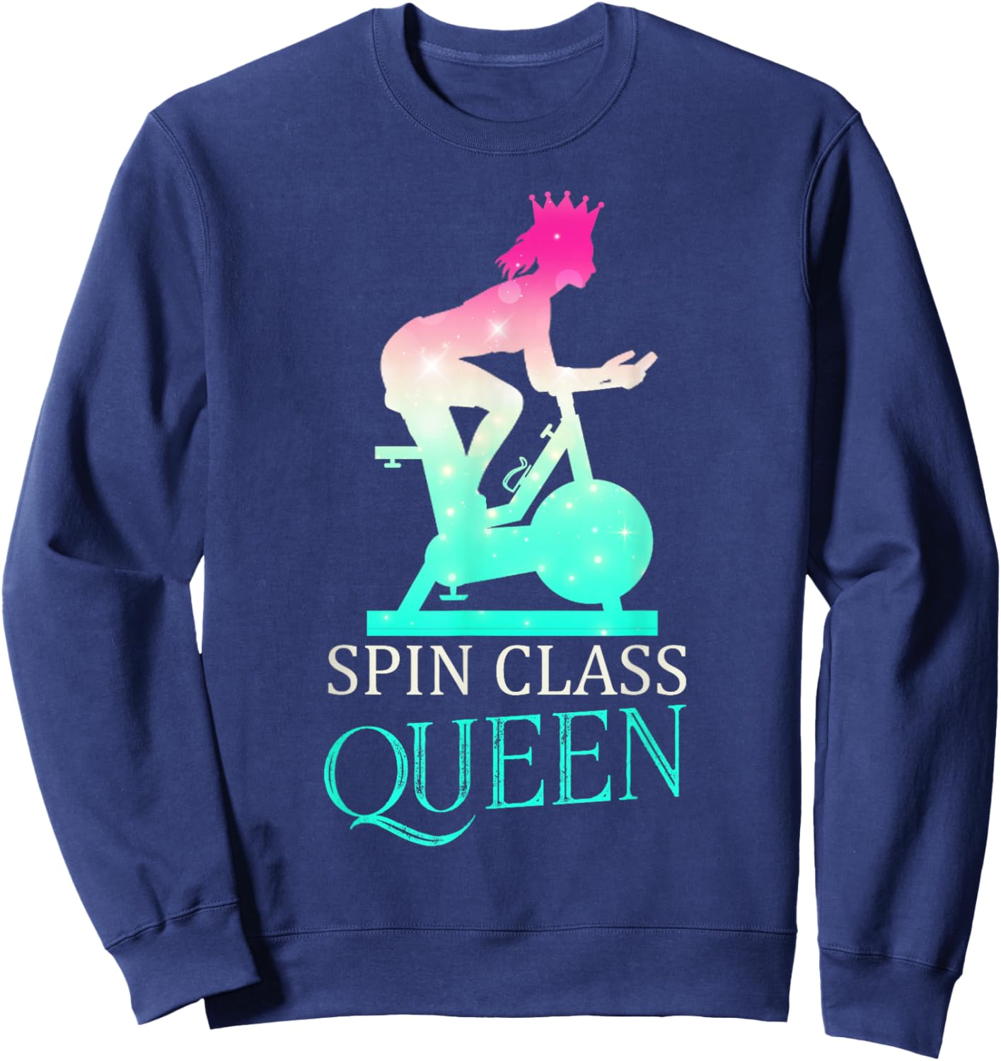 Spin Class Queen - Spinning Sweatshirt - Sweatshirt | Navy