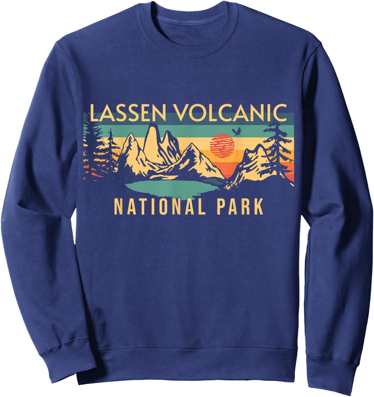 Lassen Volcanic National Park Sweatshirt - Sweatshirt | Navy