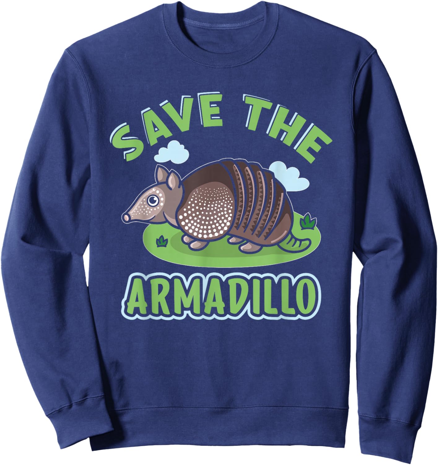 Save The Armadillo Sweatshirt - Sweatshirt | Navy