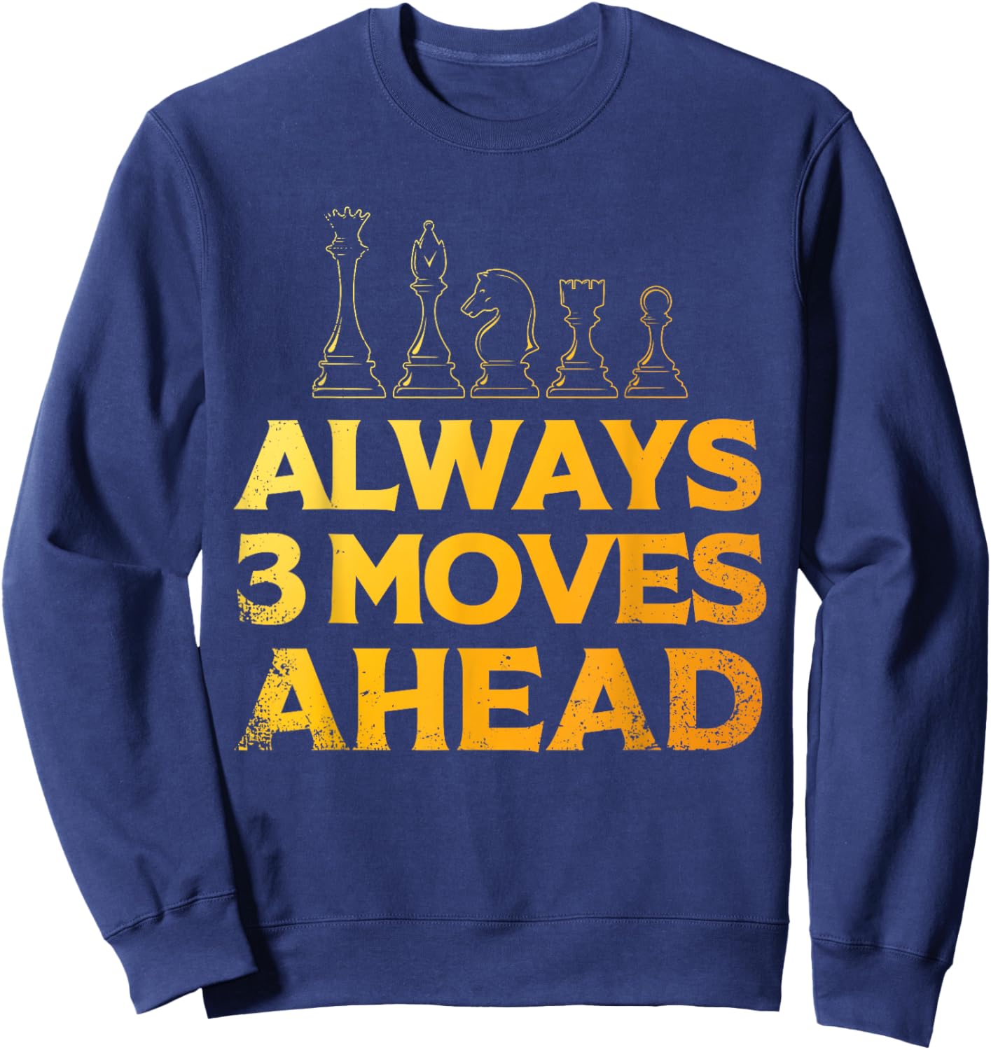Cool Chess Design Women Kids Board Game Chess Player Sweatshirt - Sweatshirt | Navy