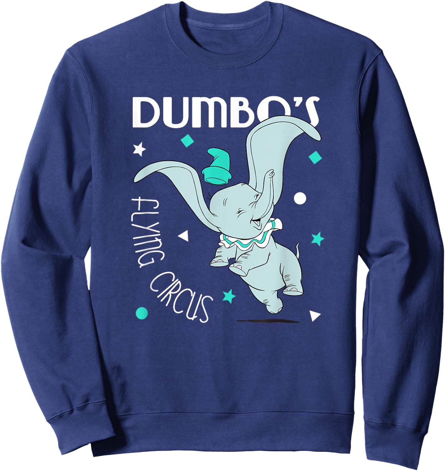 Disney Dumbo's Flying Circus Cute Elephant Sweatshirt - Sweatshirt | Navy