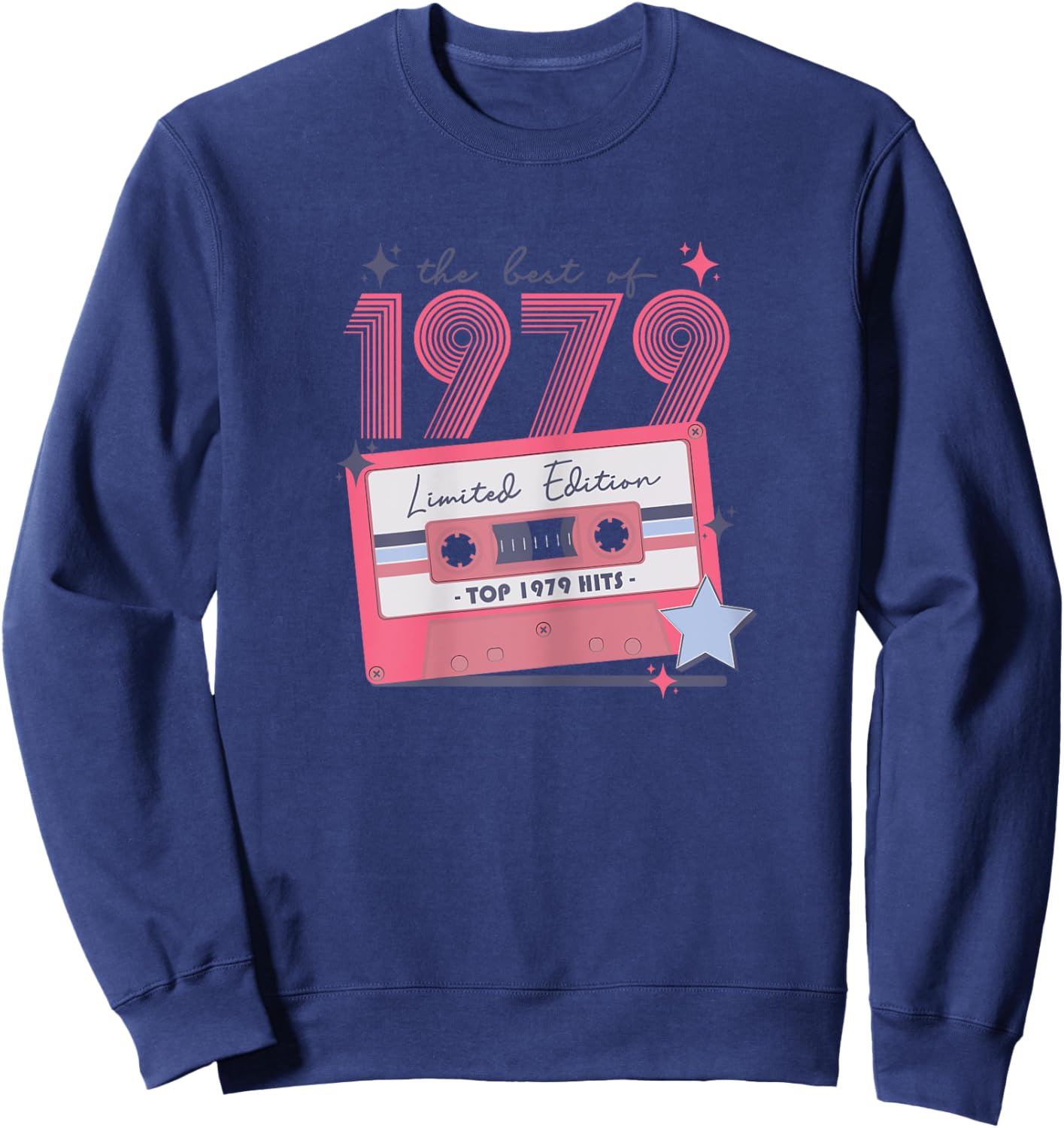 1979 Vintage Birthday Retro Gifts for Woman 70s 80s Disco Sweatshirt - Sweatshirt | Navy